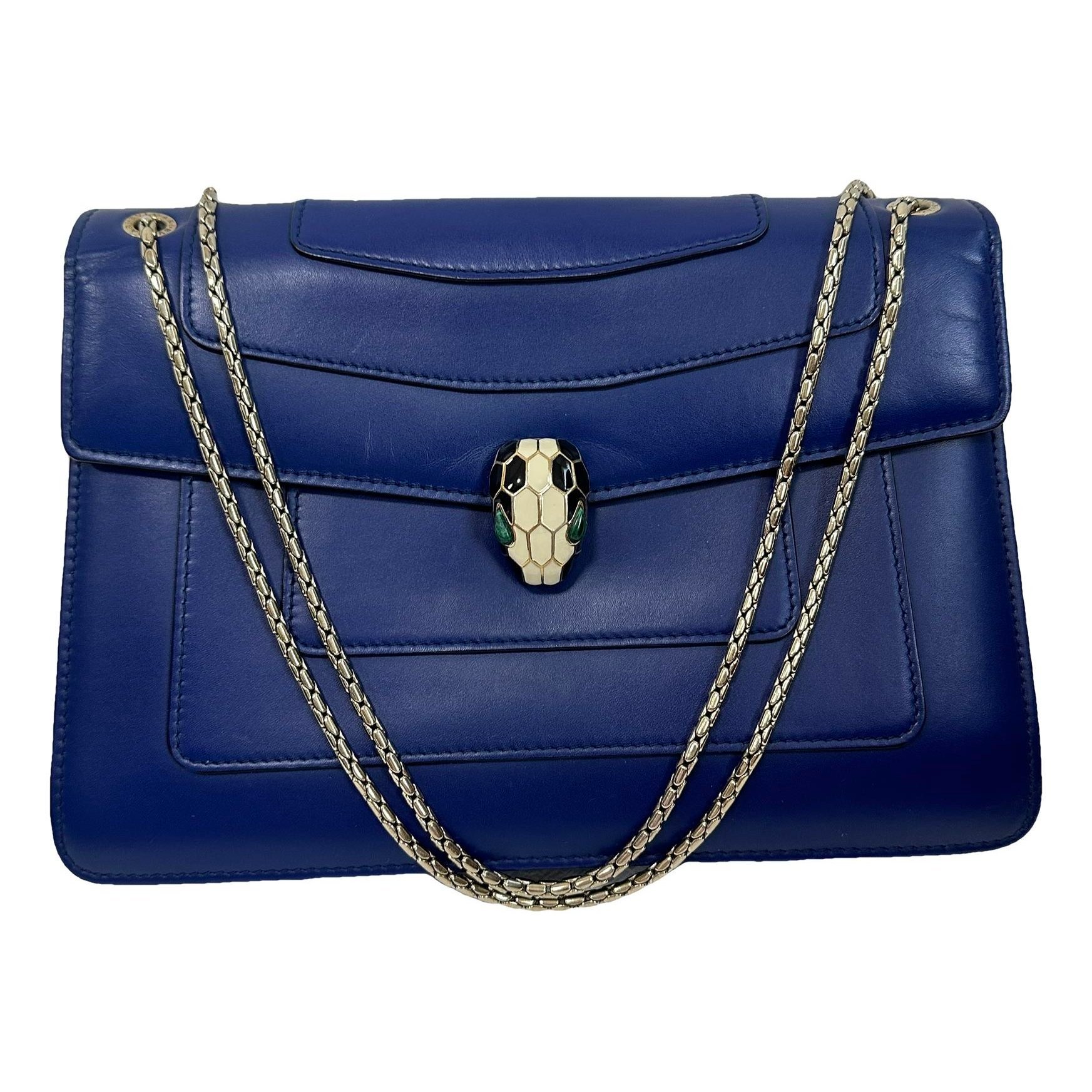 Serpenti leather crossbody bag