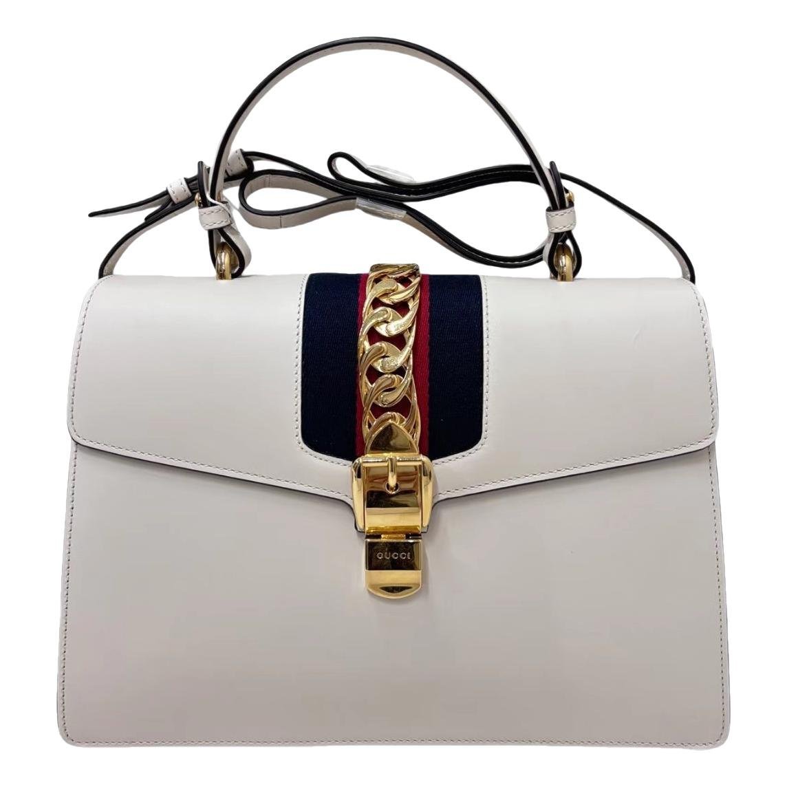 Sylvie Top Handle leather handbag