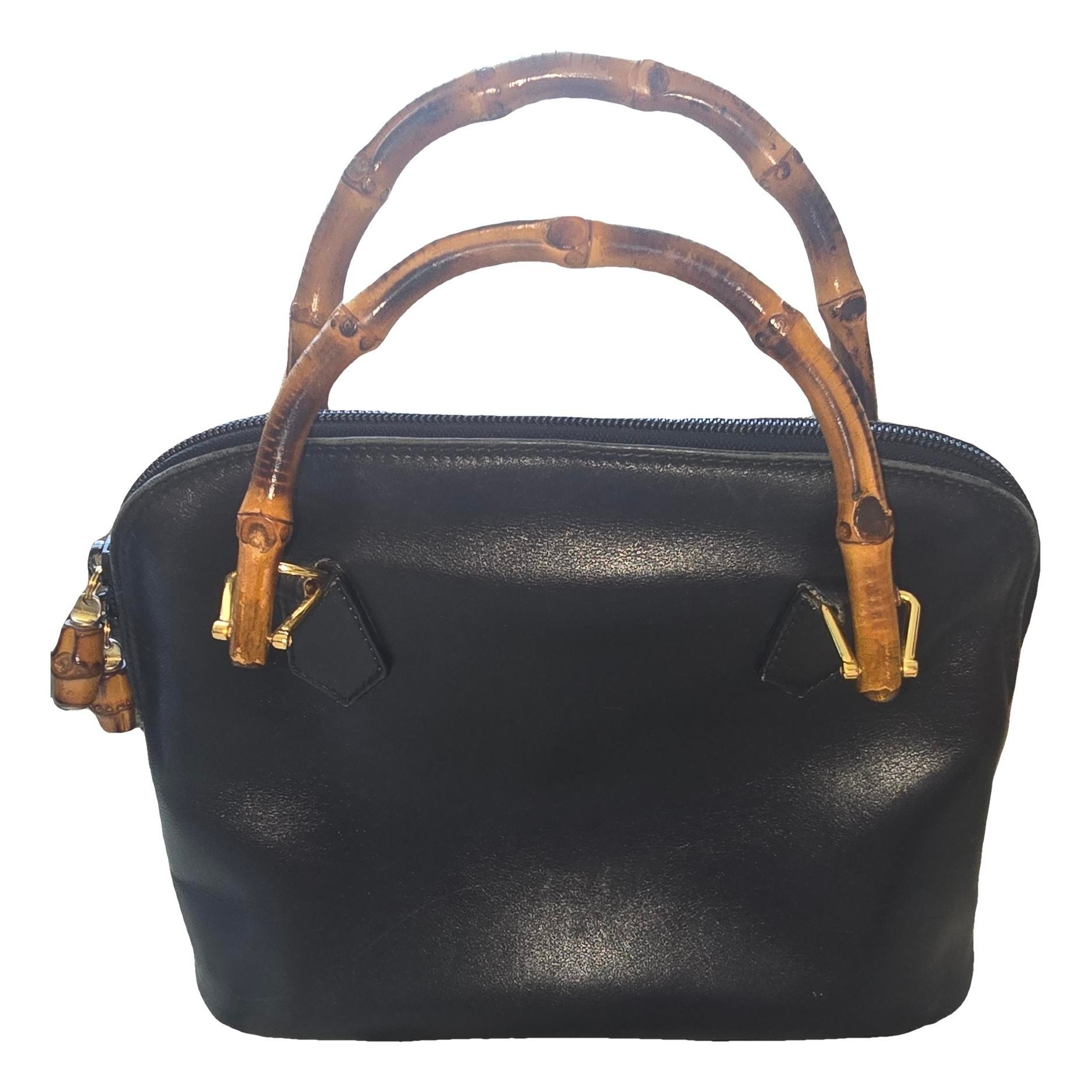 Bamboo leather bag