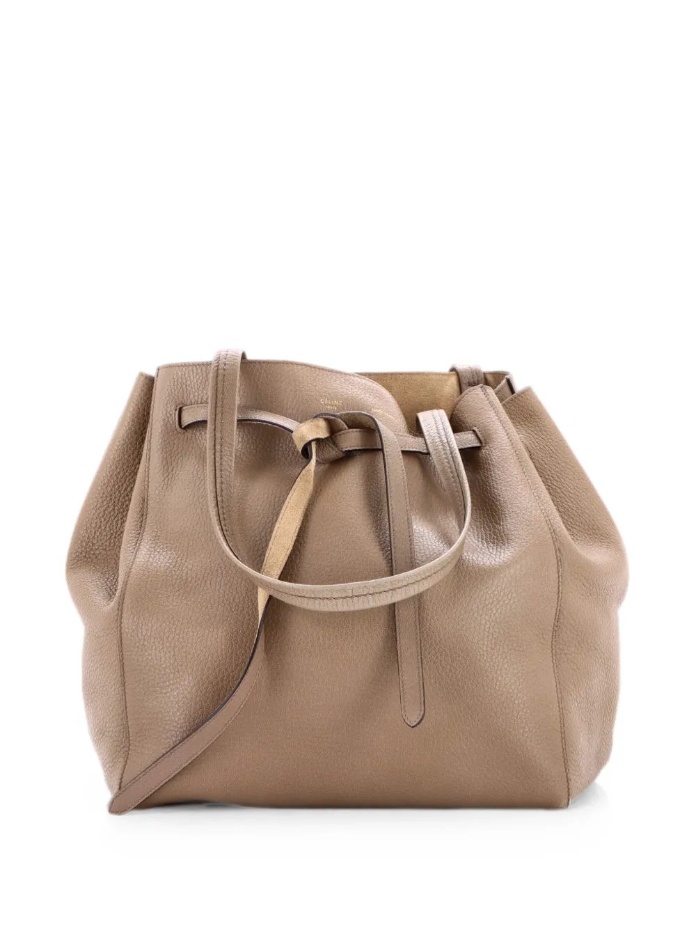 Phantom Tie Cabas Leather Medium tote bag