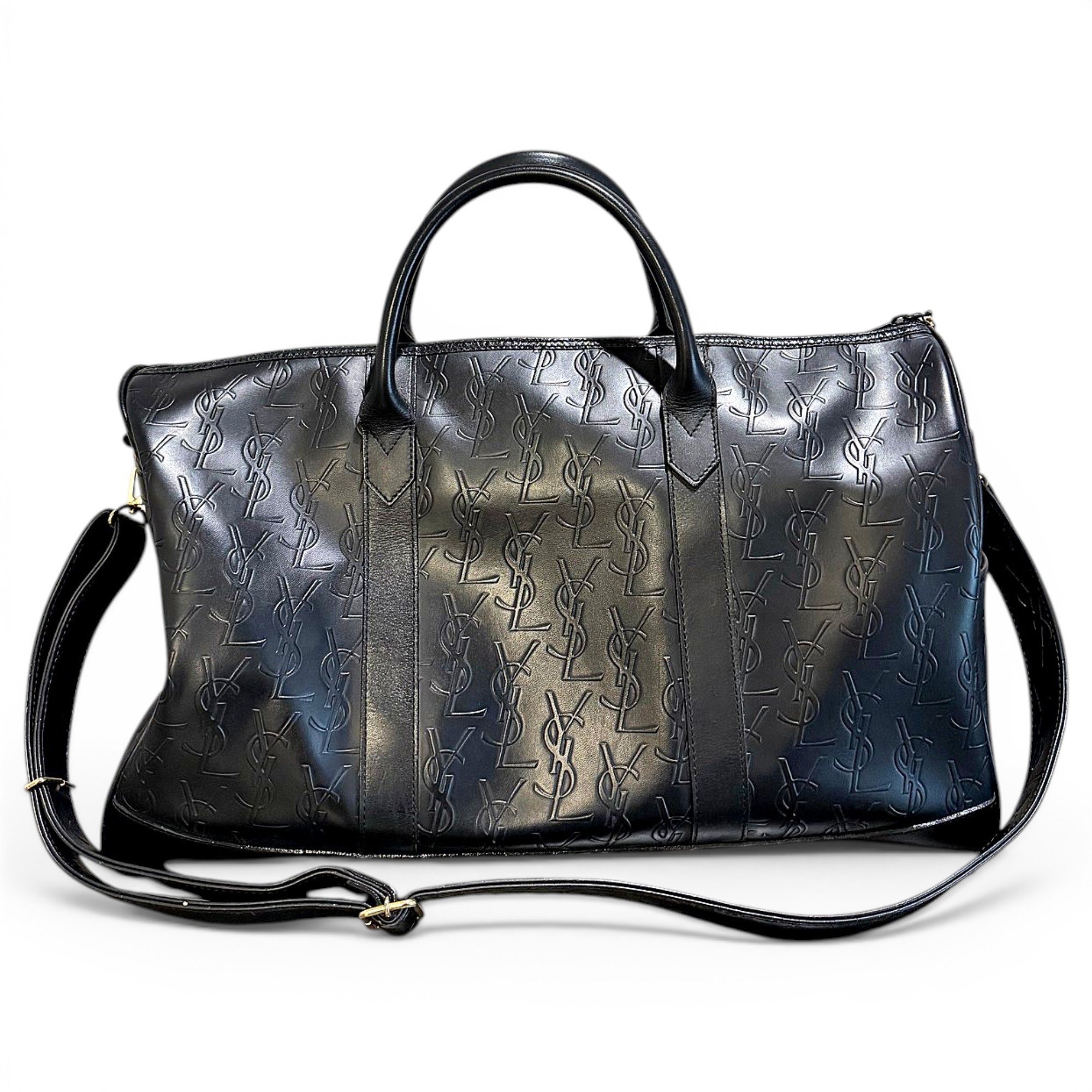 Monogram Cabas leather travel bag