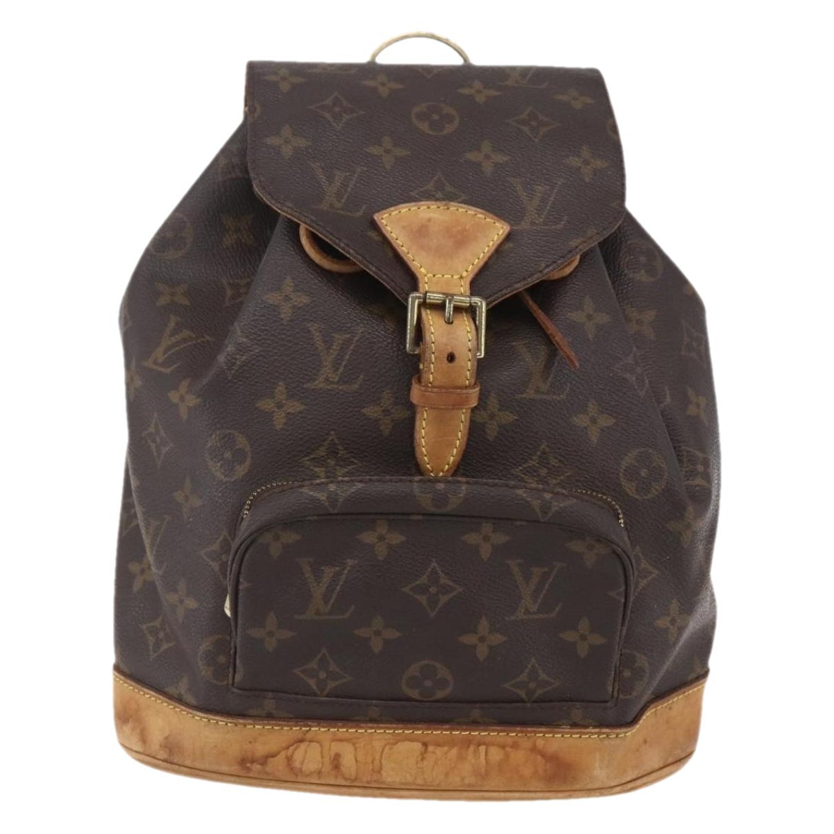 Montsouris leather backpack