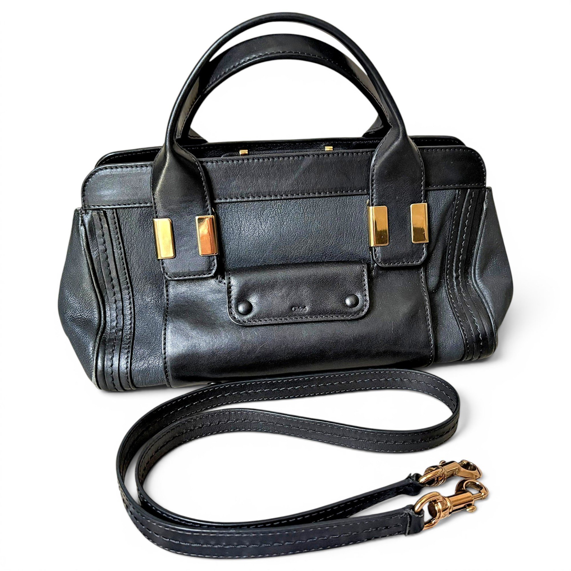 Chloe Alice pony-style calfskin satchel