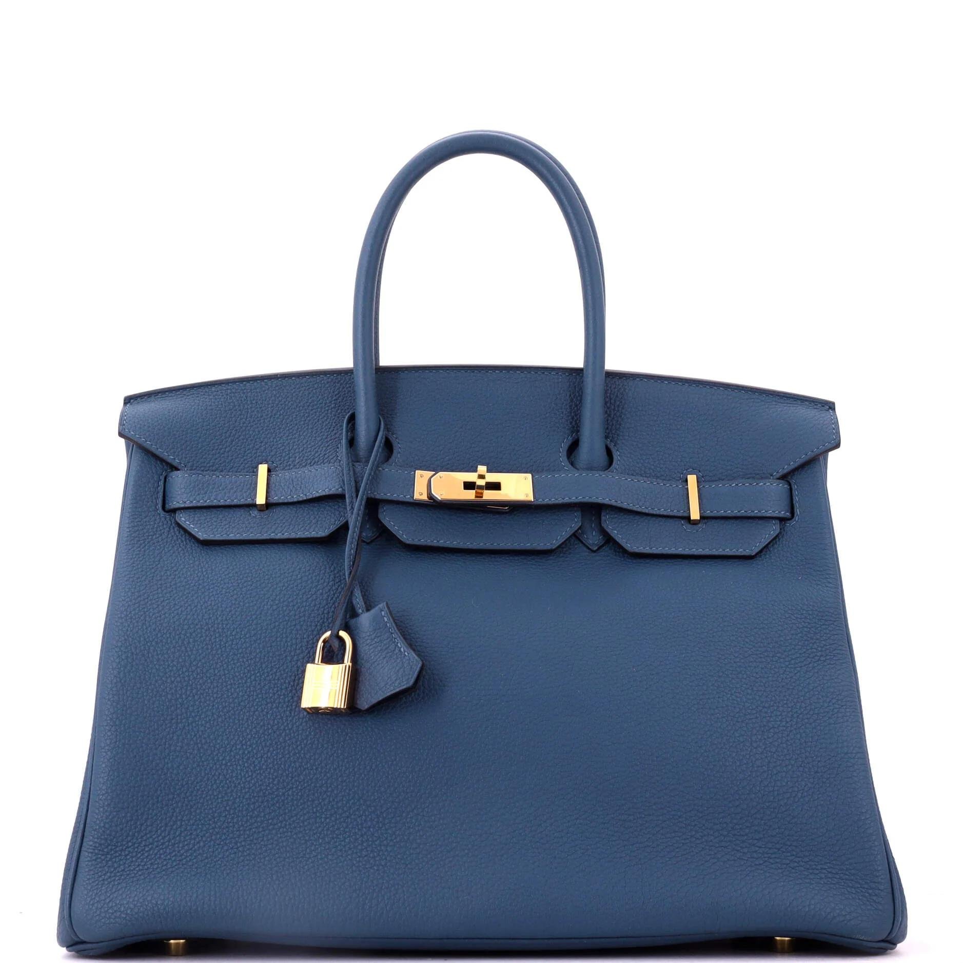 Birkin 35 leather tote