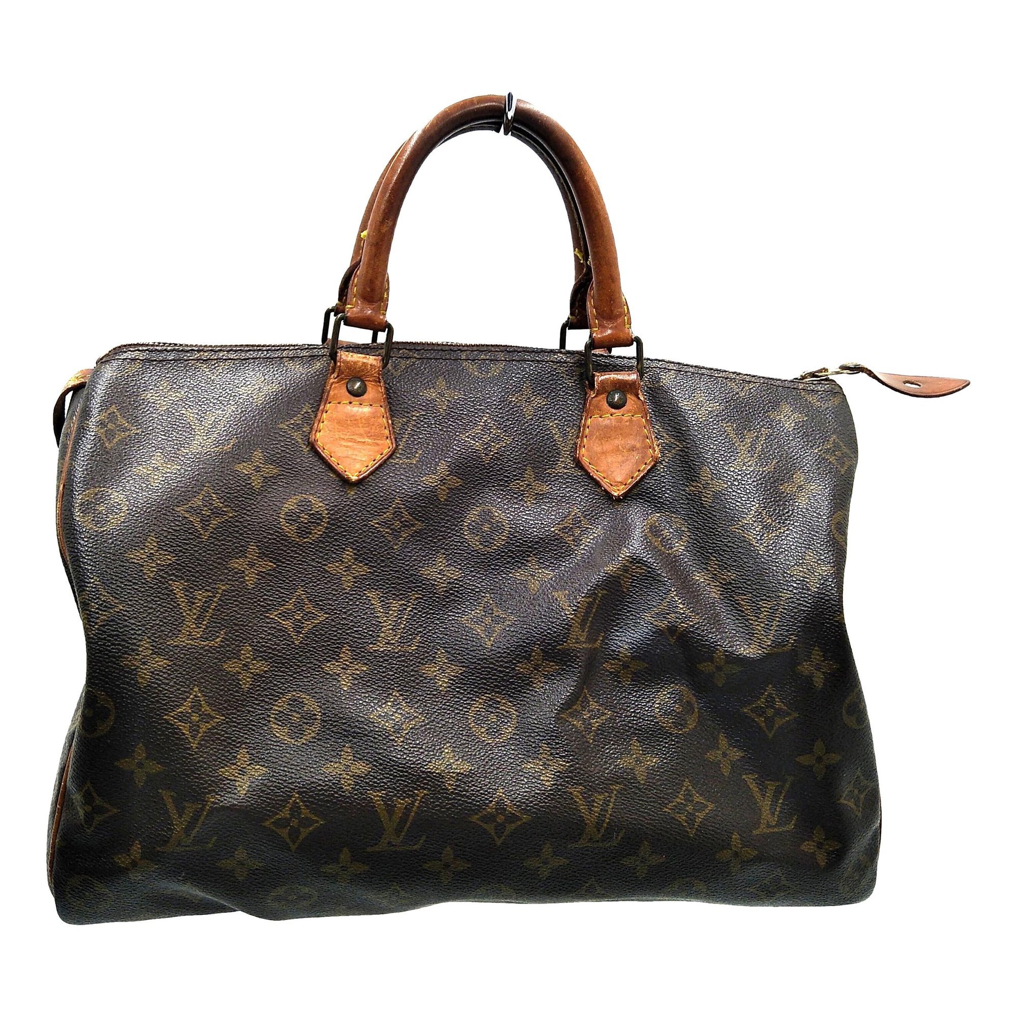 Speedy leather handbag