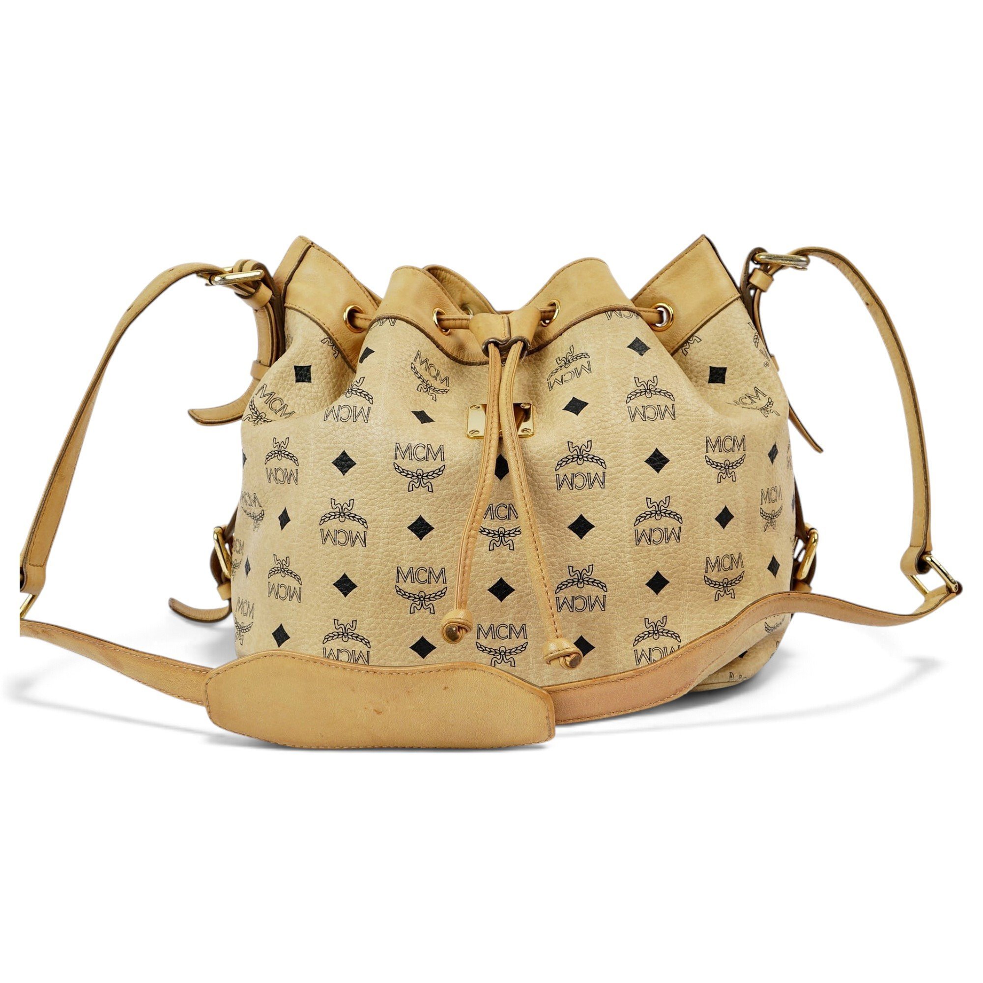 Heritage Drawstring leather handbag