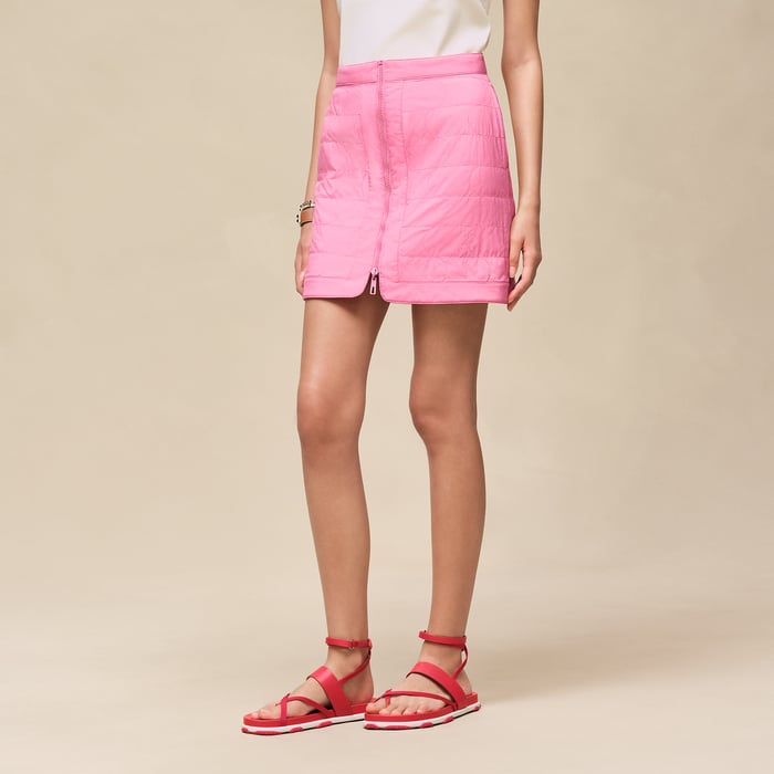 Rose Bonbon "Bride a Bloc" Reversible Miniskirt