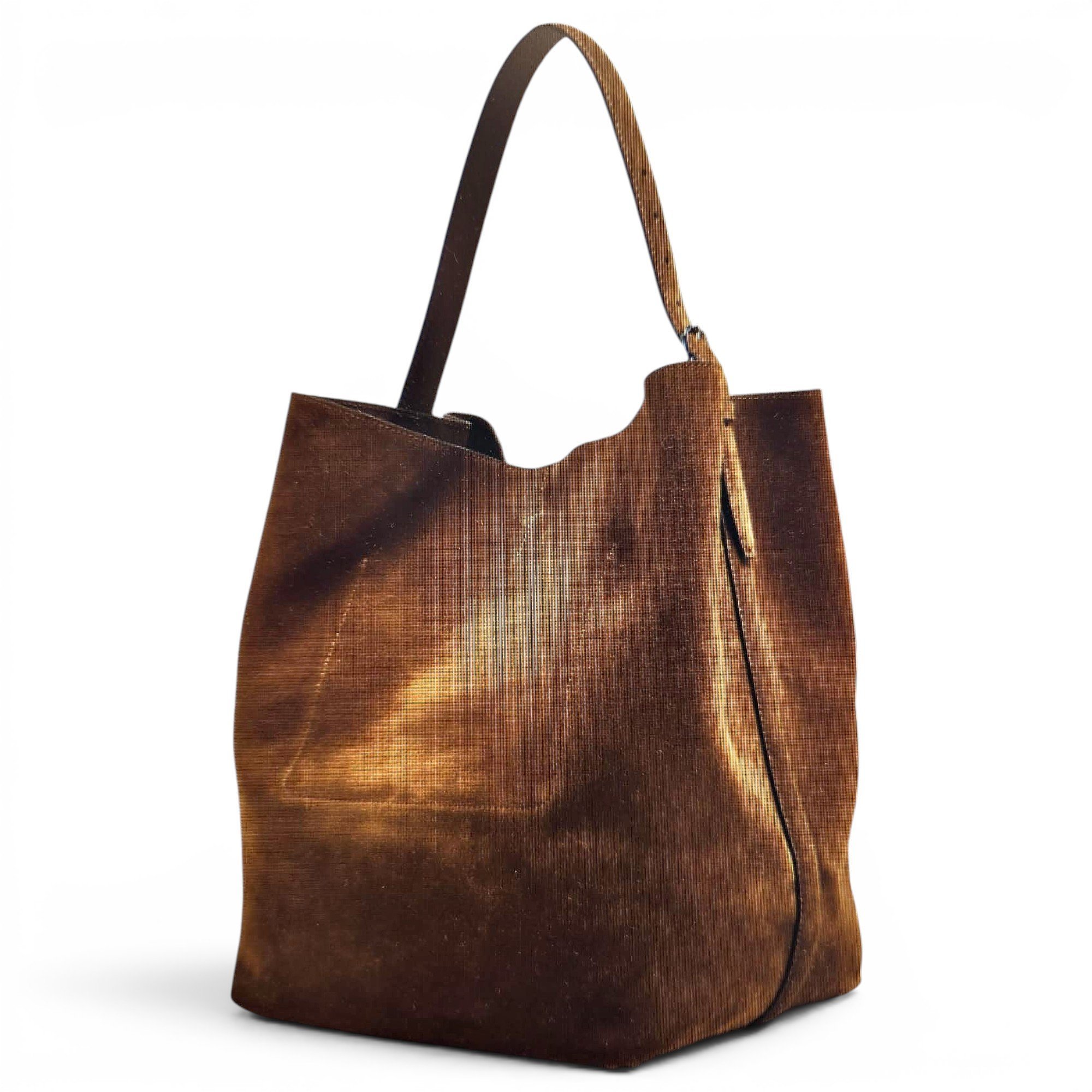 Leather handbag