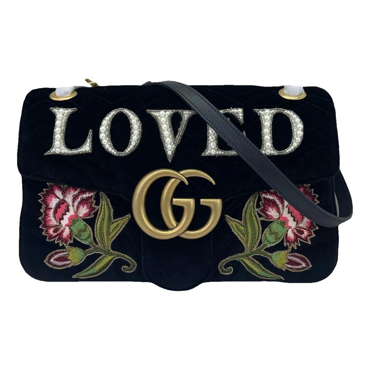 GG Marmont velvet mini bag