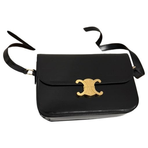 Triomphe leather handbag