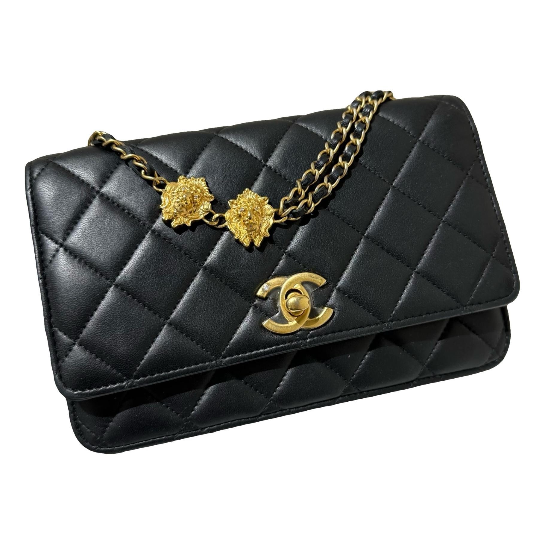 Wallet On Chain Timeless/Classique leather crossbody bag