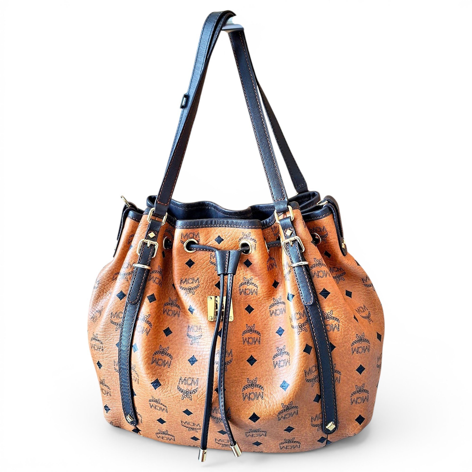Heritage Drawstring leather tote