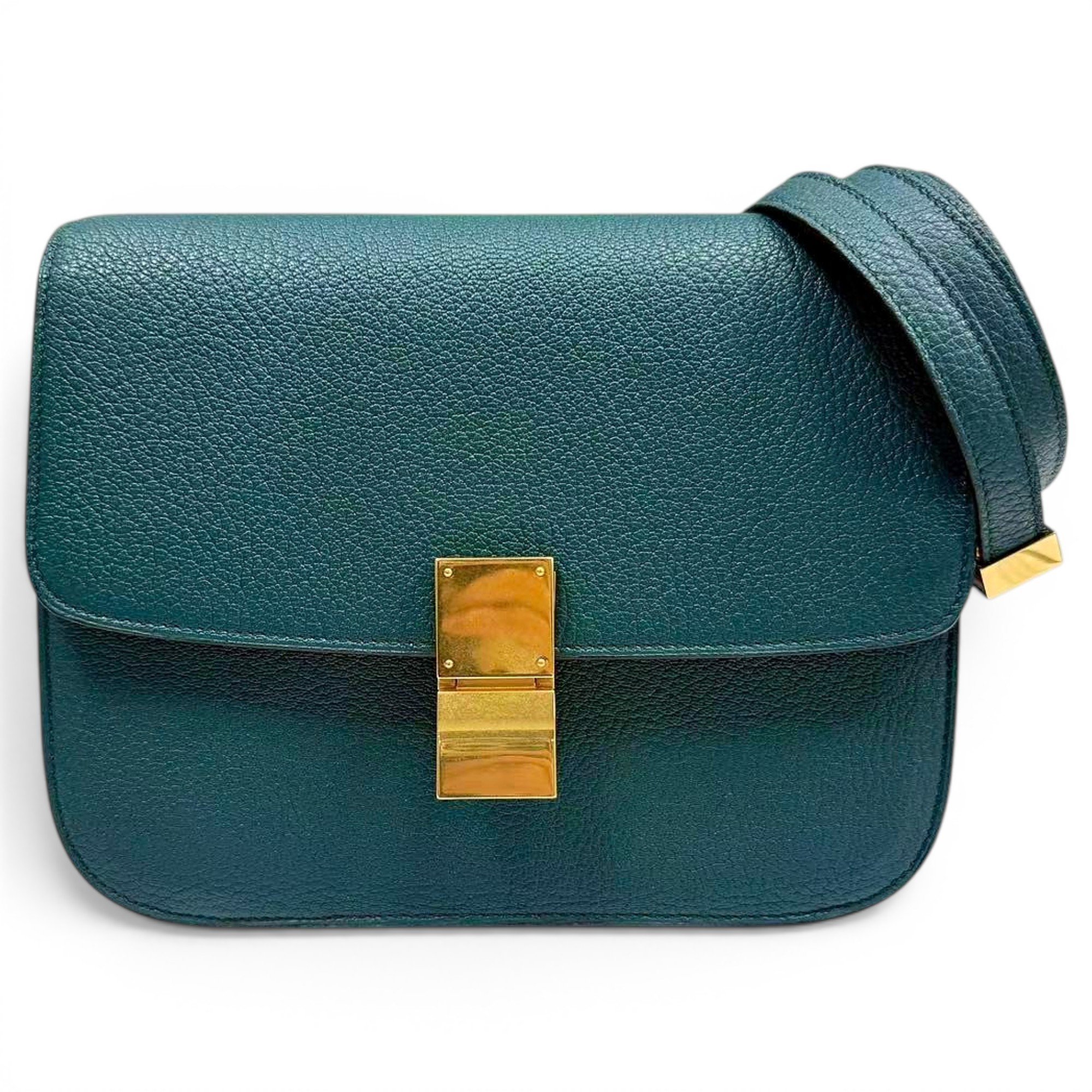 Classic leather crossbody bag
