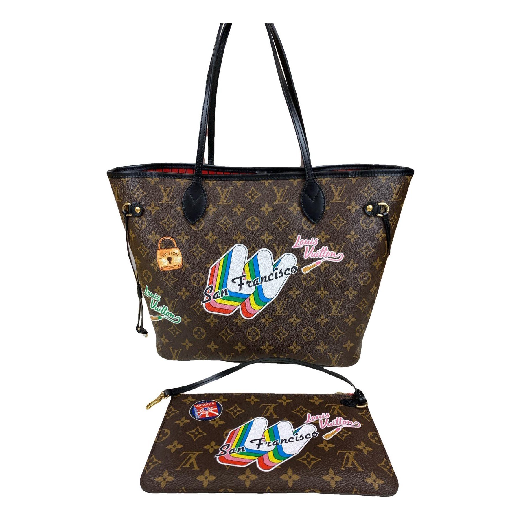 Neverfull leather tote
