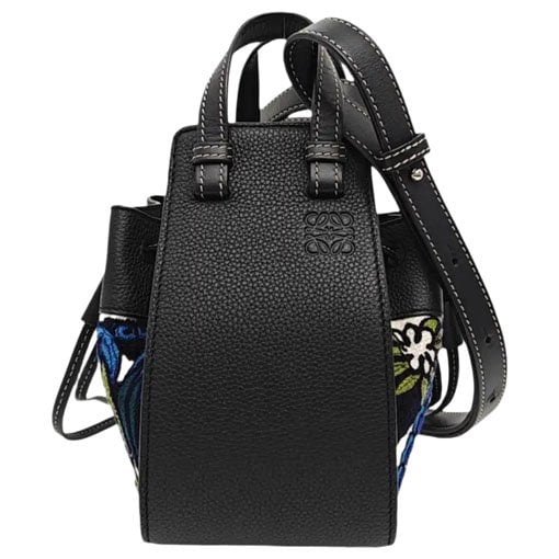 Hammock leather handbag