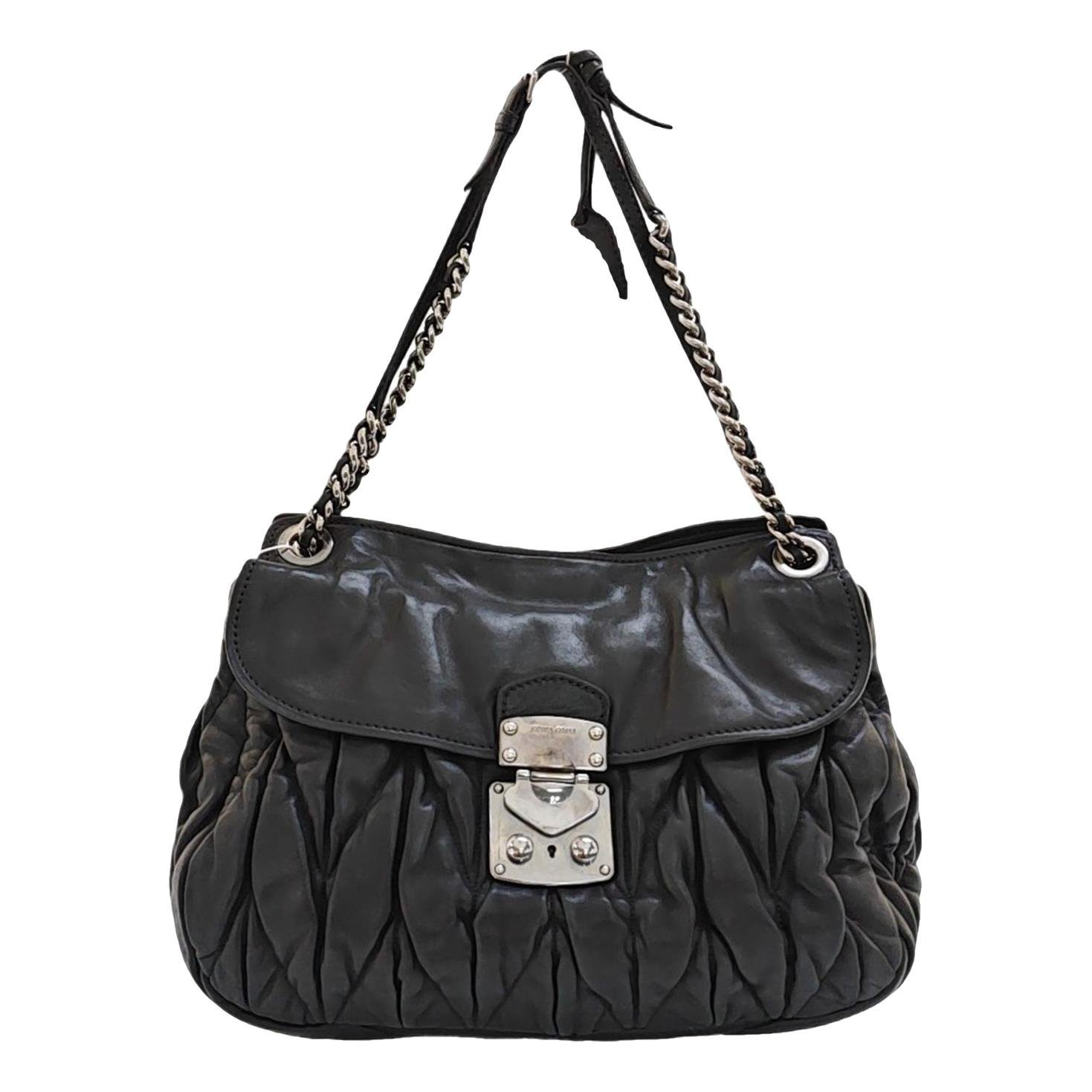 Leather handbag