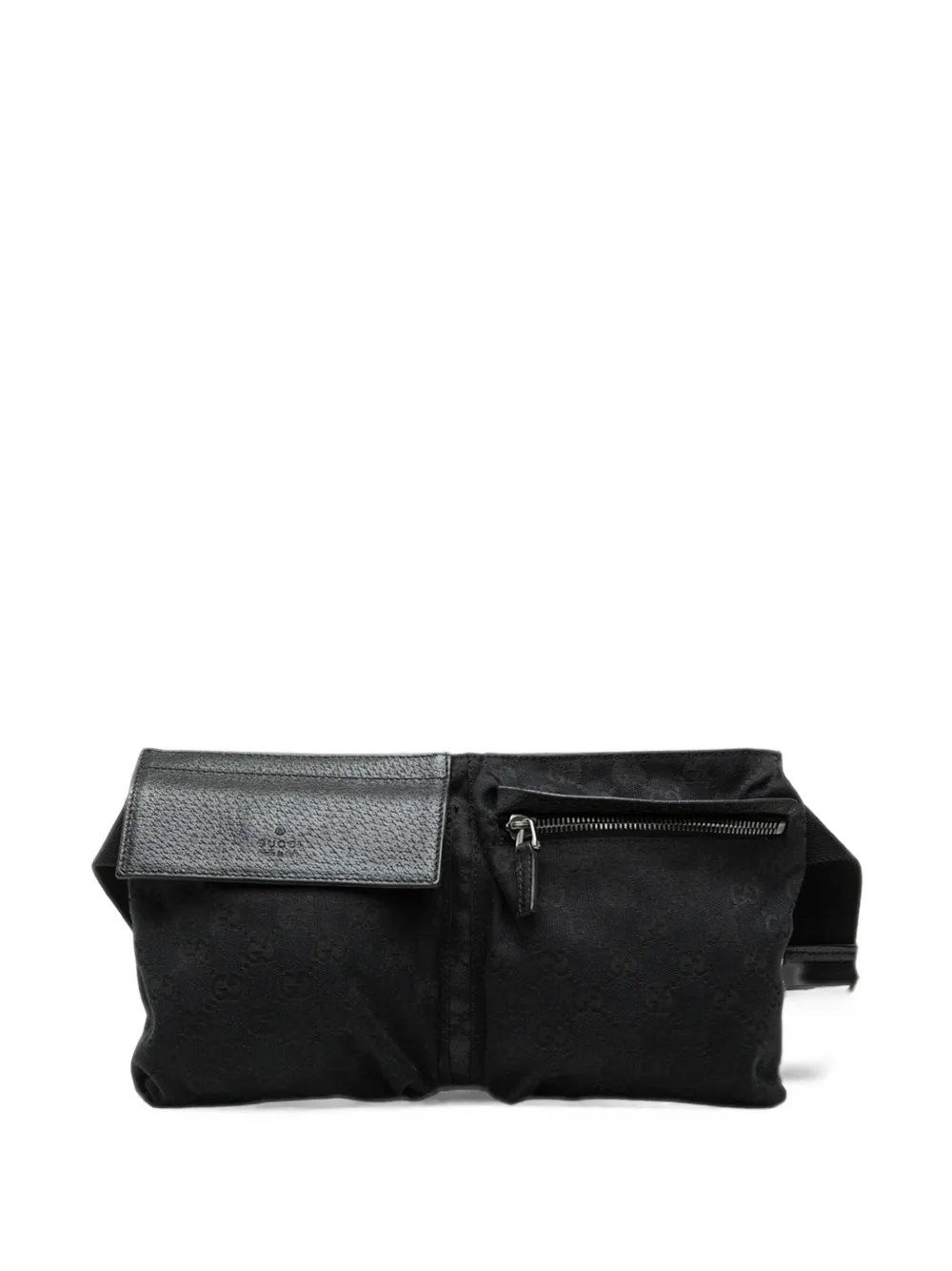 2000-2015 GG Canvas Double Pocket belt bag