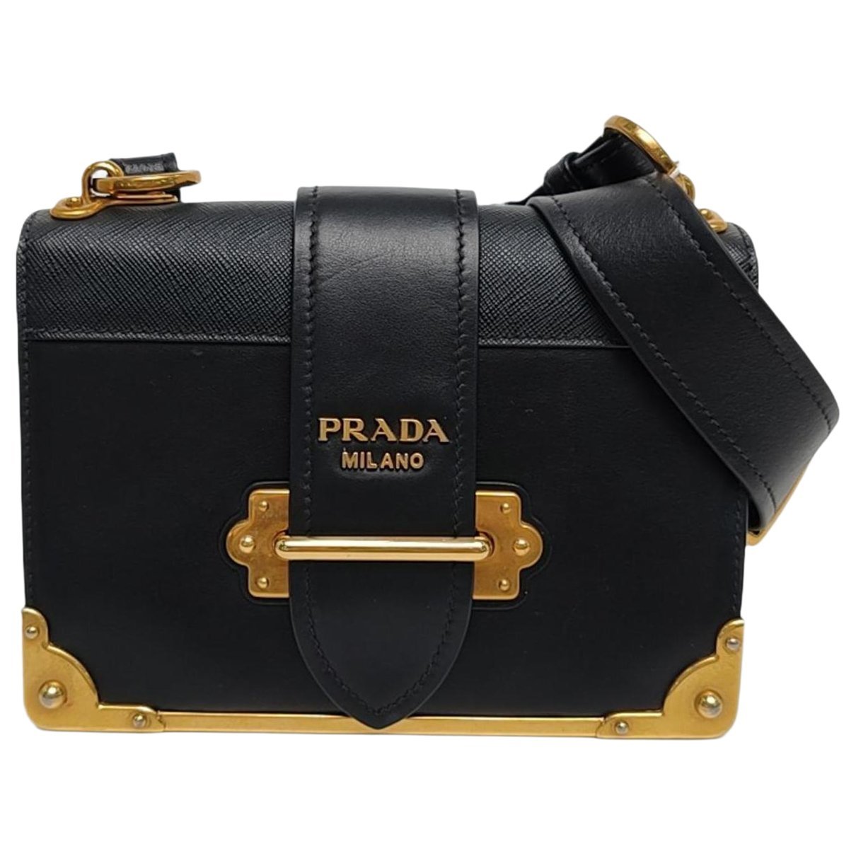 Cahier leather crossbody bag