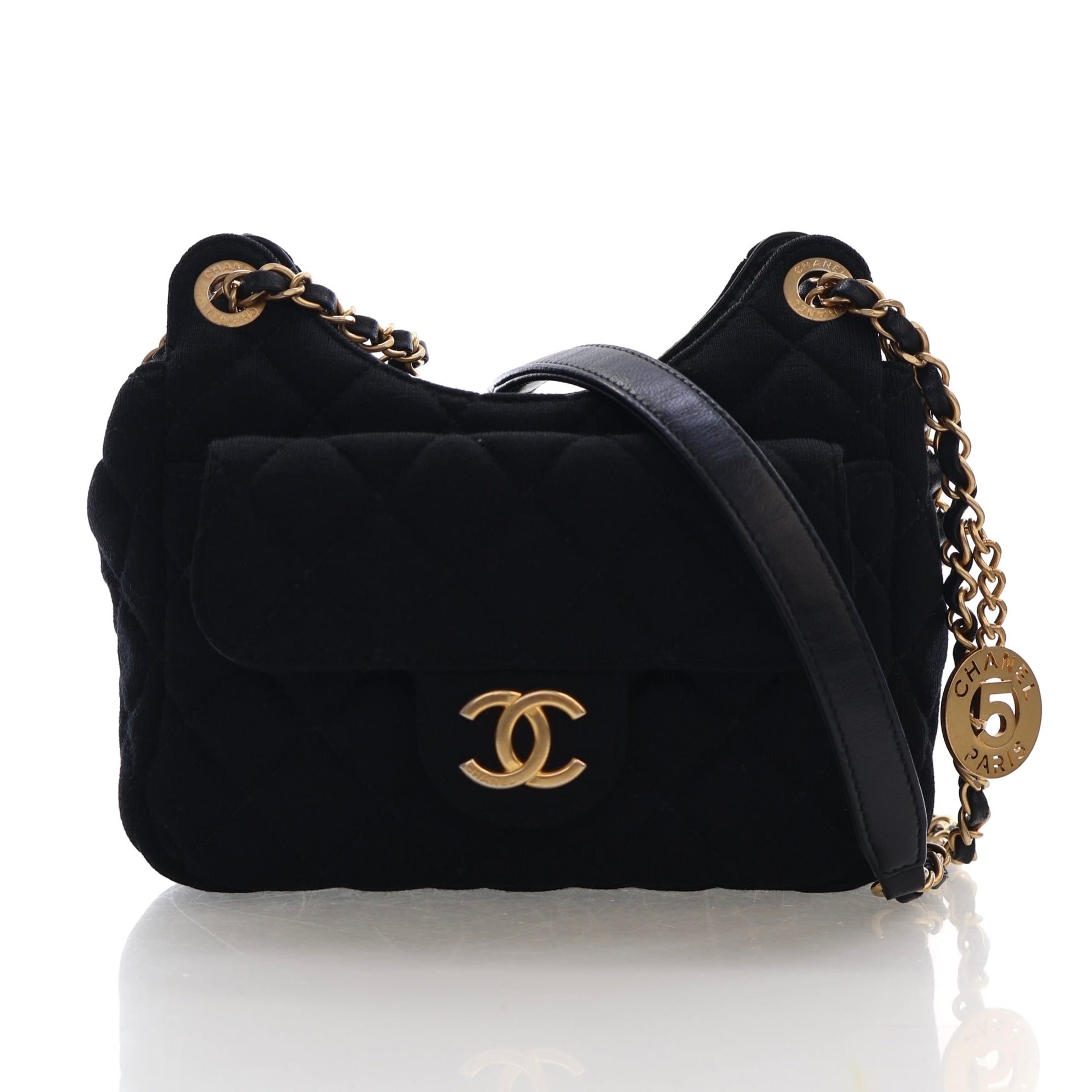 Chanel Small Fabric Hobo Bag
