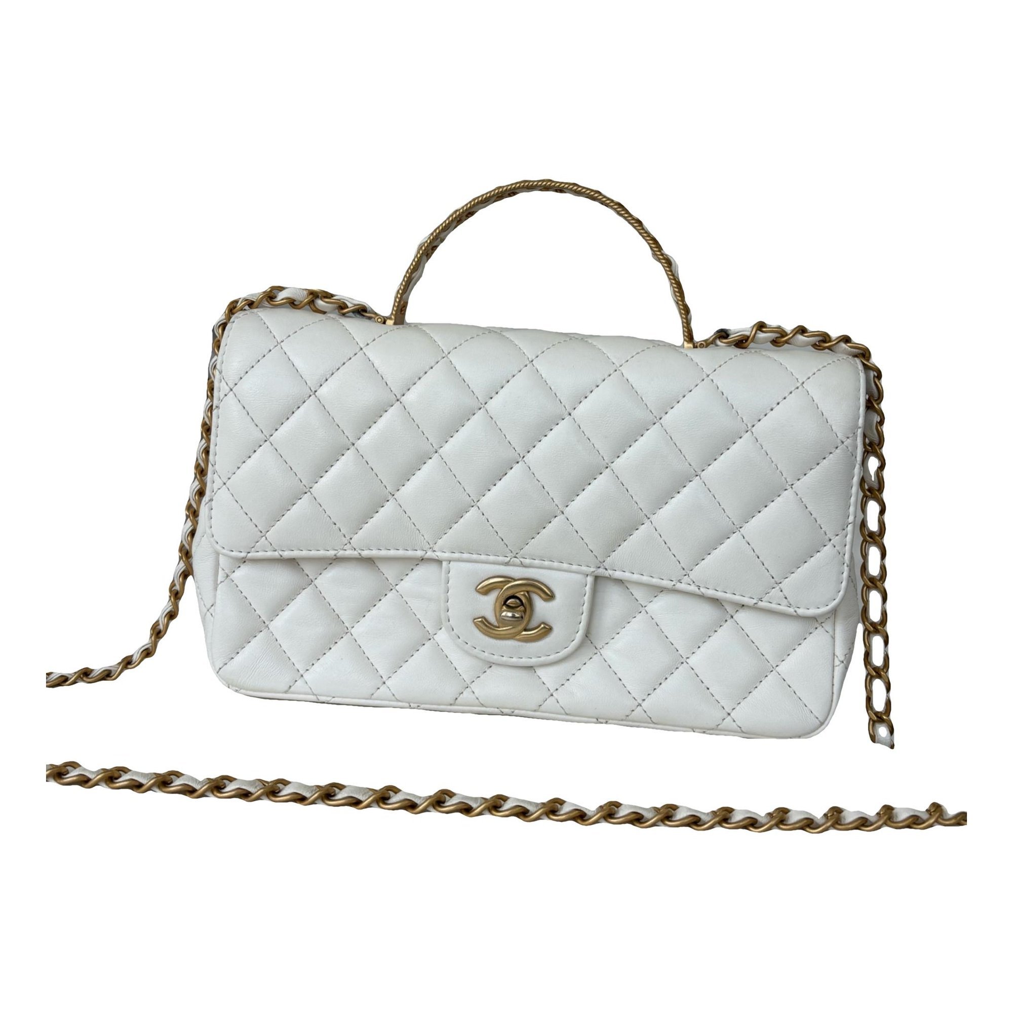 Timeless Classique Top Handle leather handbag
