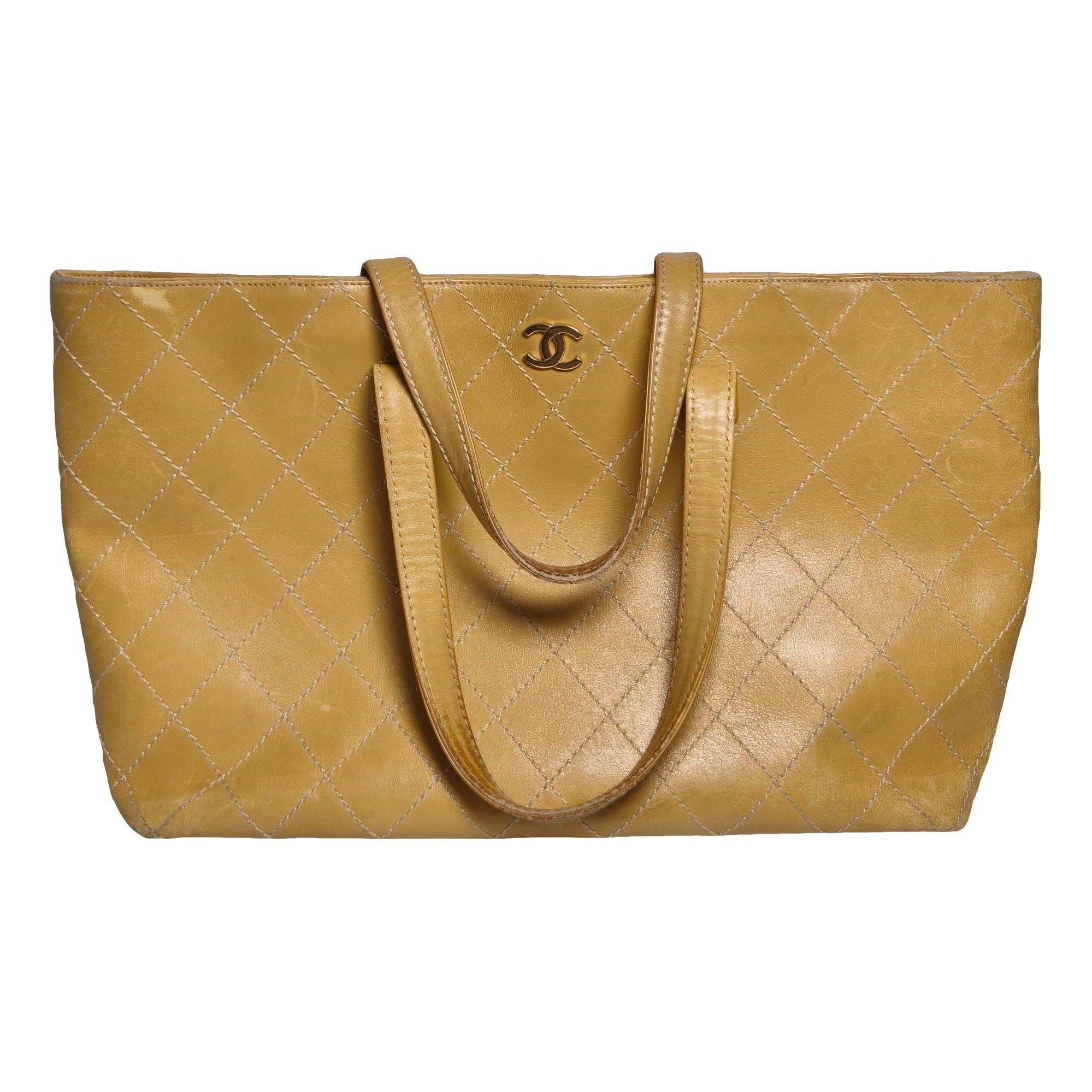 Petite Shopping Tote leather bag