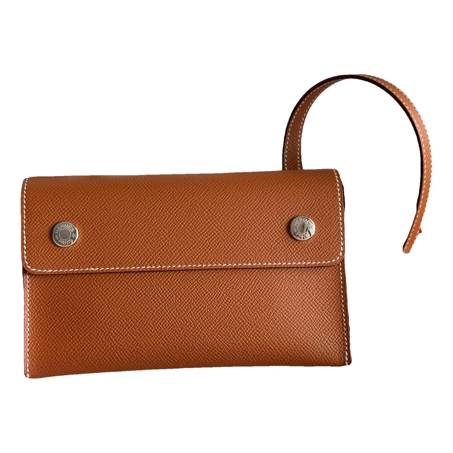Hermesnap leather crossbody bag