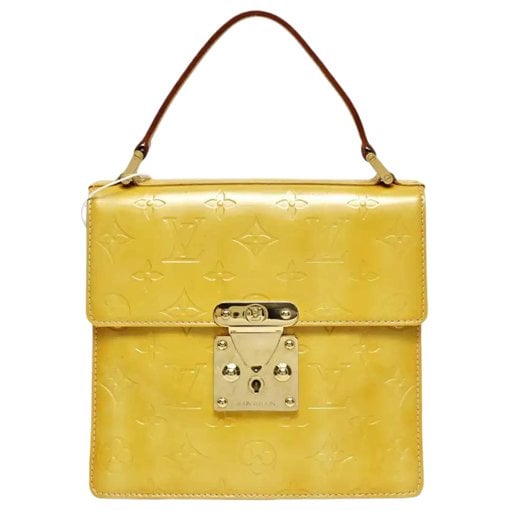 Spring street patent leather handbag