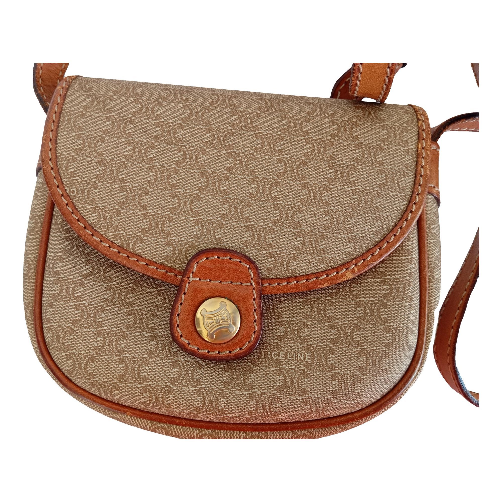 Trotteur leather crossbody bag