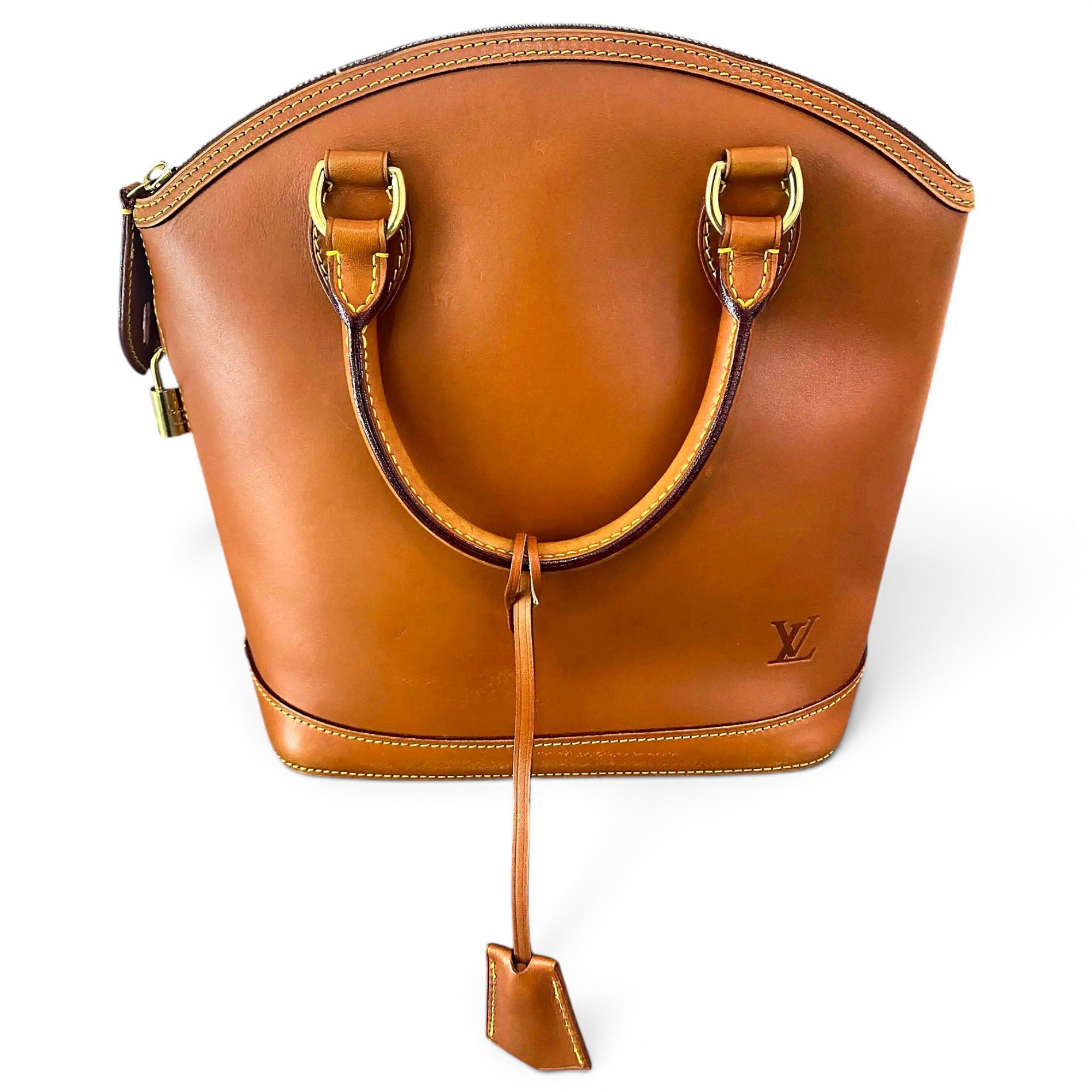 Lockit Vertical leather handbag