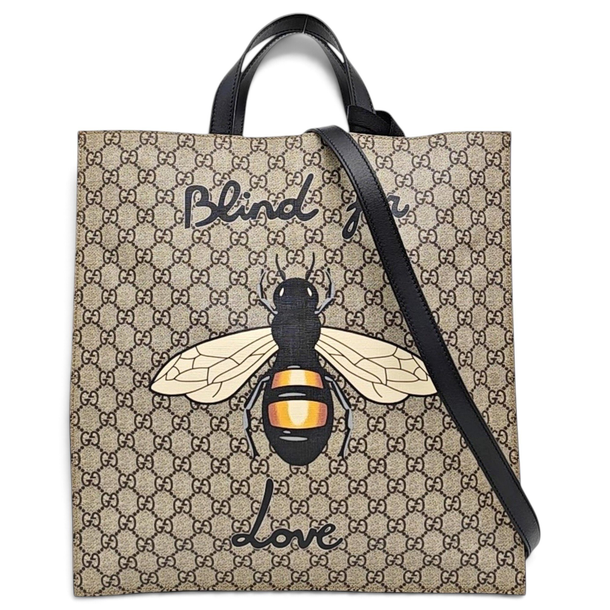 Ophidia GG Supreme leather handbag