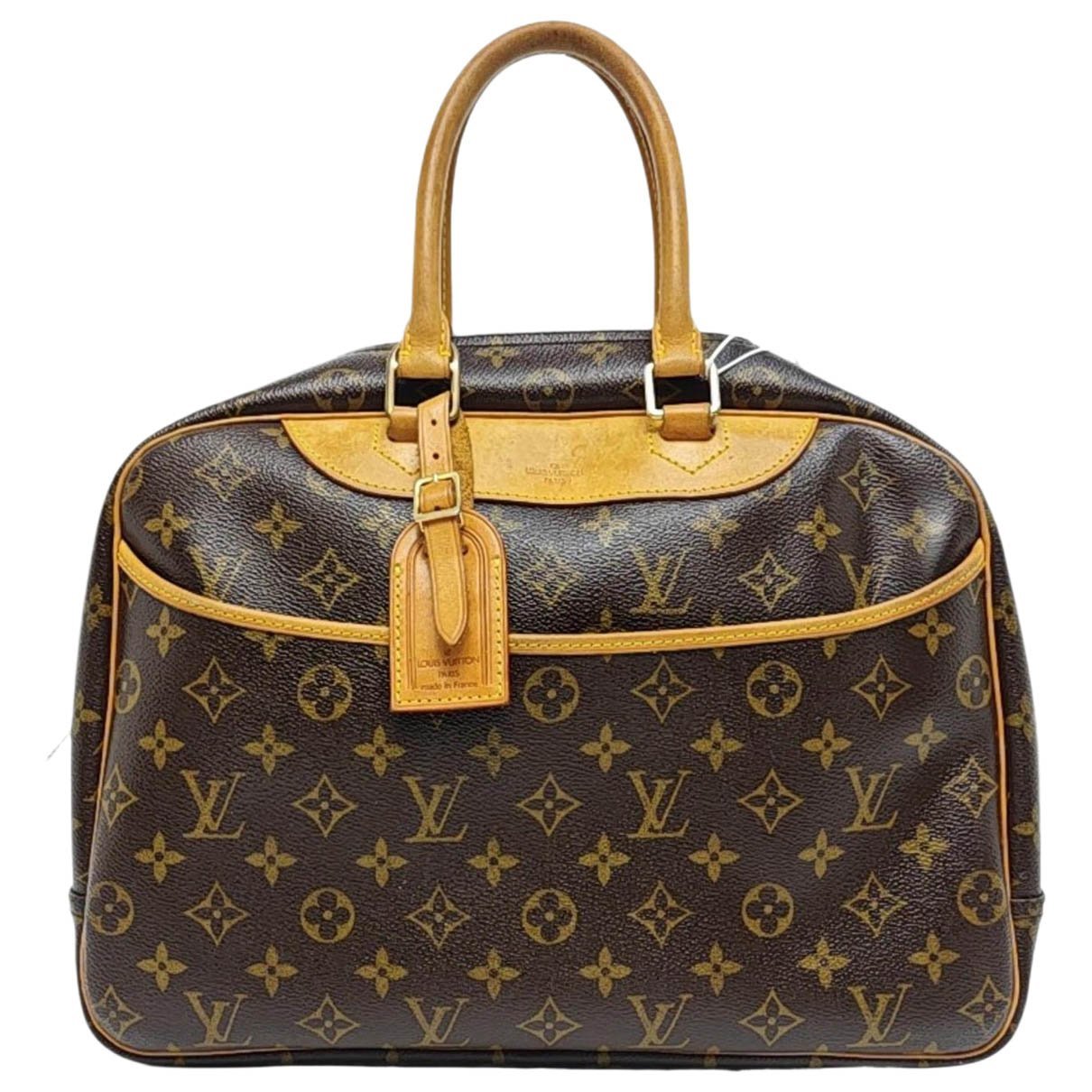 Deauville leather handbag