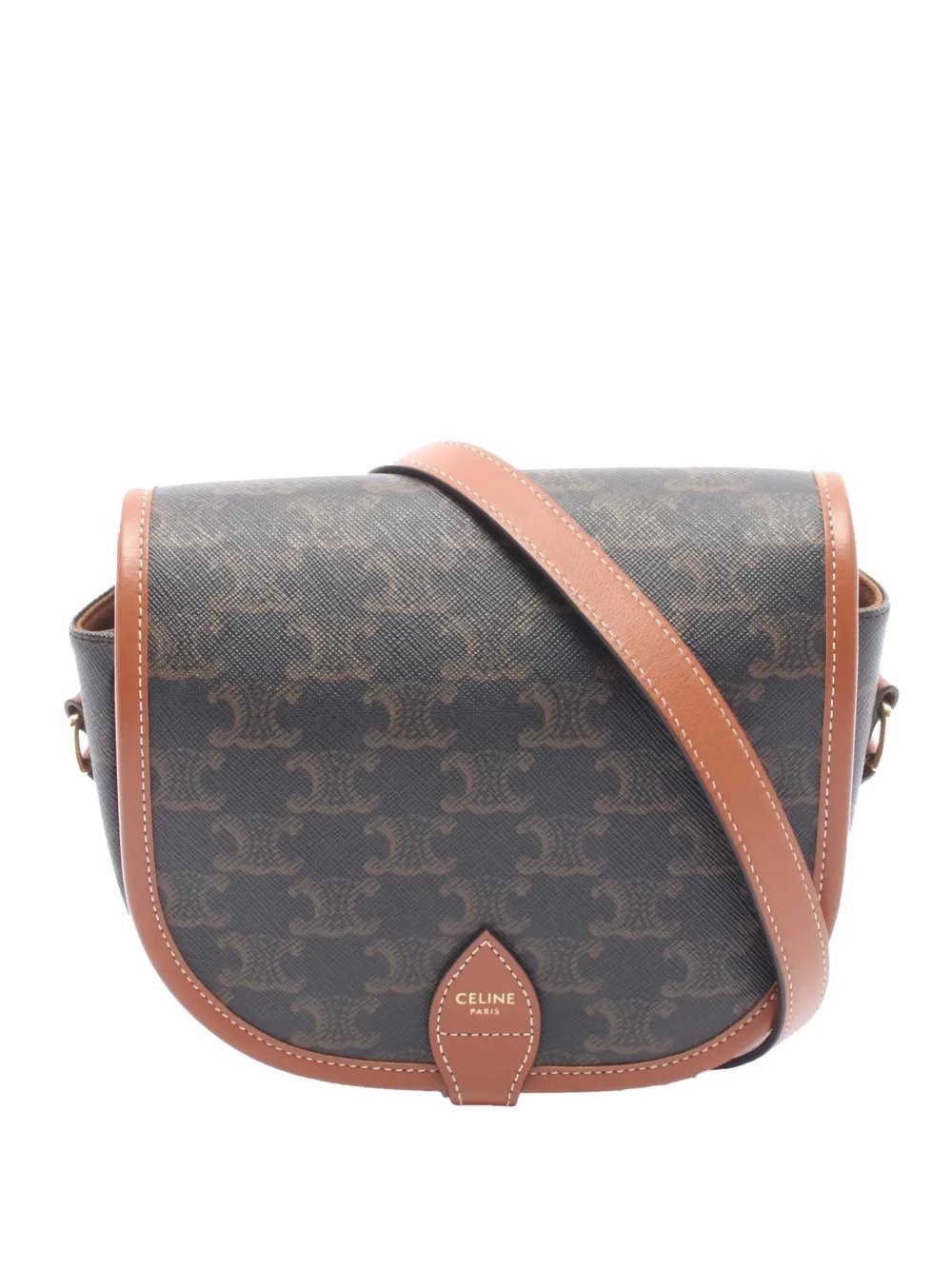 2000-2026 Medium Triomphe Coated Canvas Folco crossbody bag