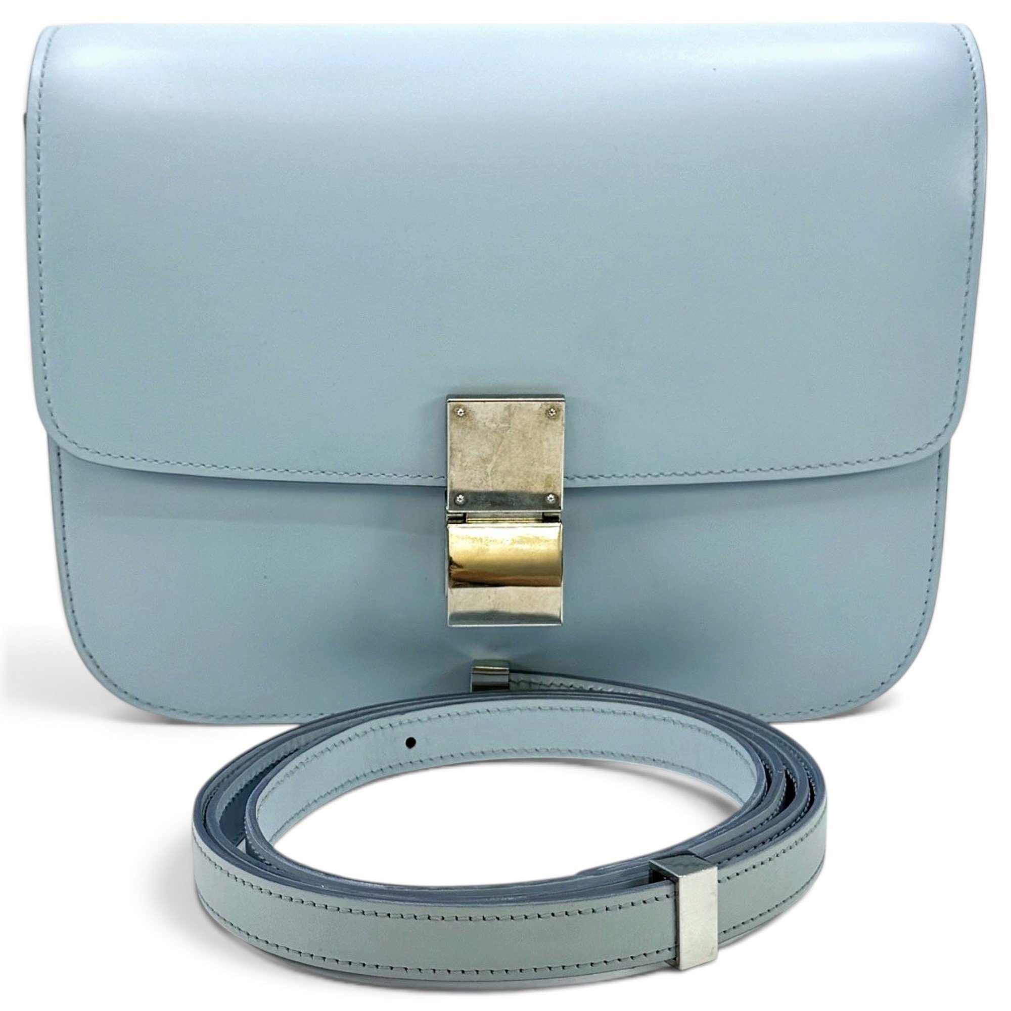Classic leather handbag