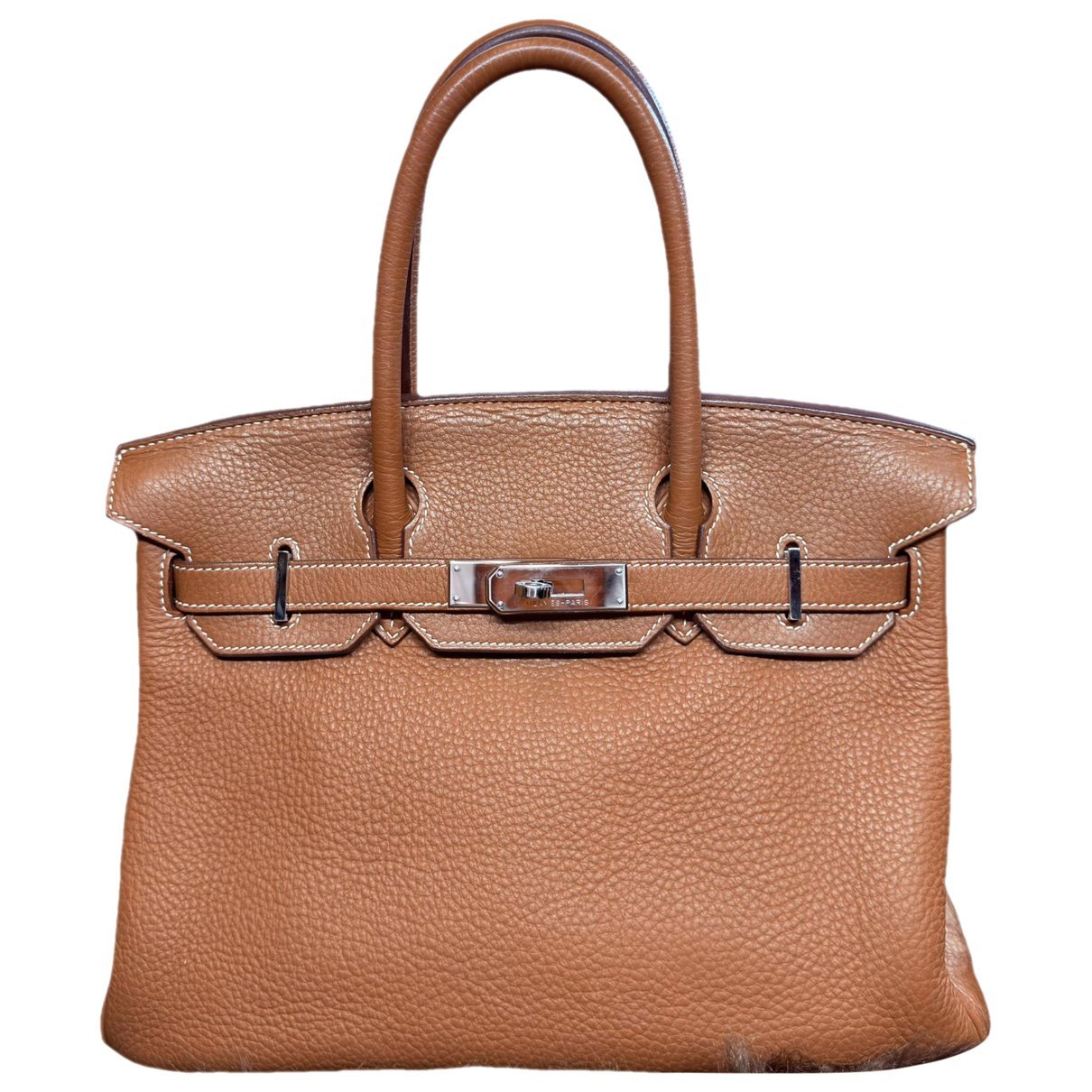 Birkin 30 leather handbag