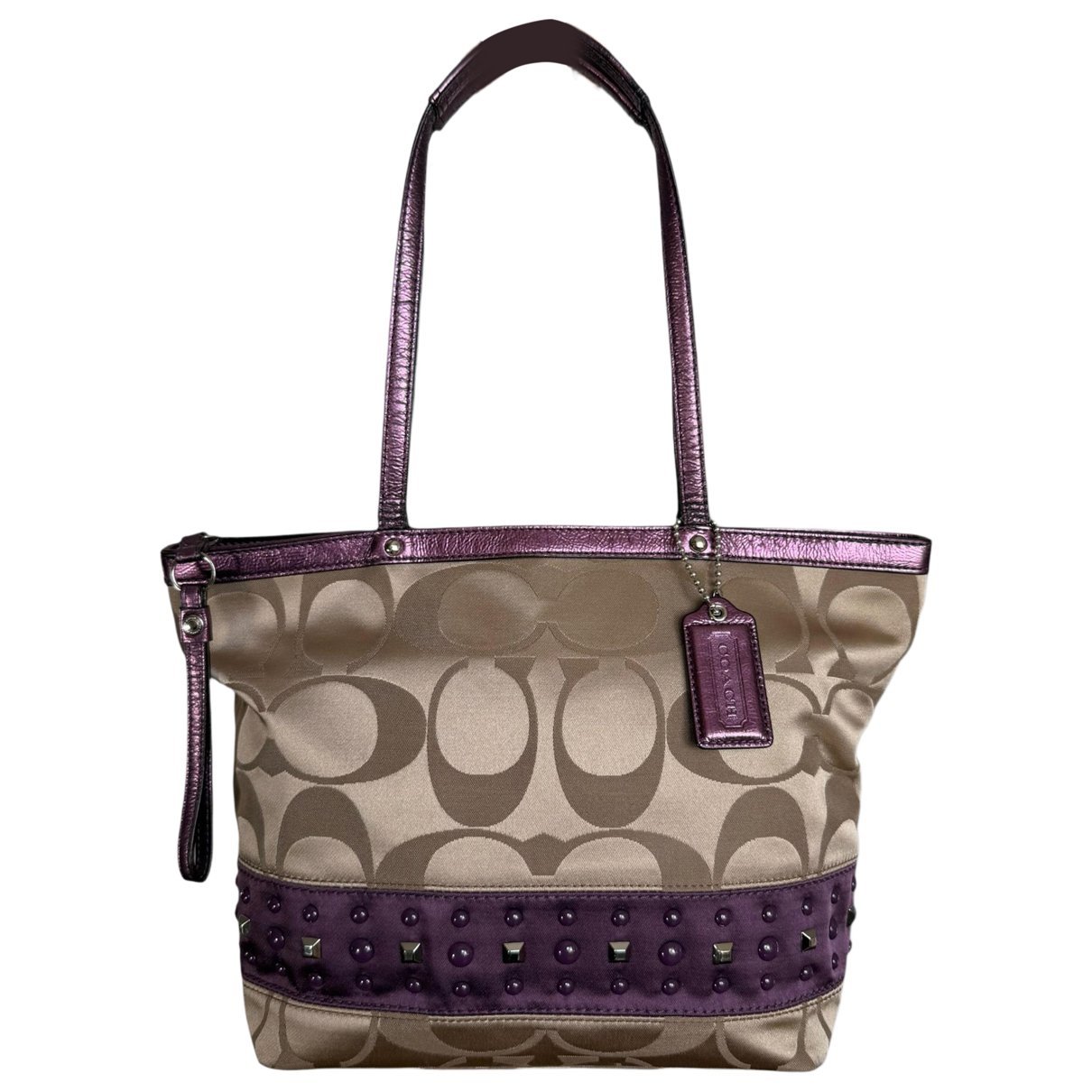 CITY ZIP TOTE cloth handbag