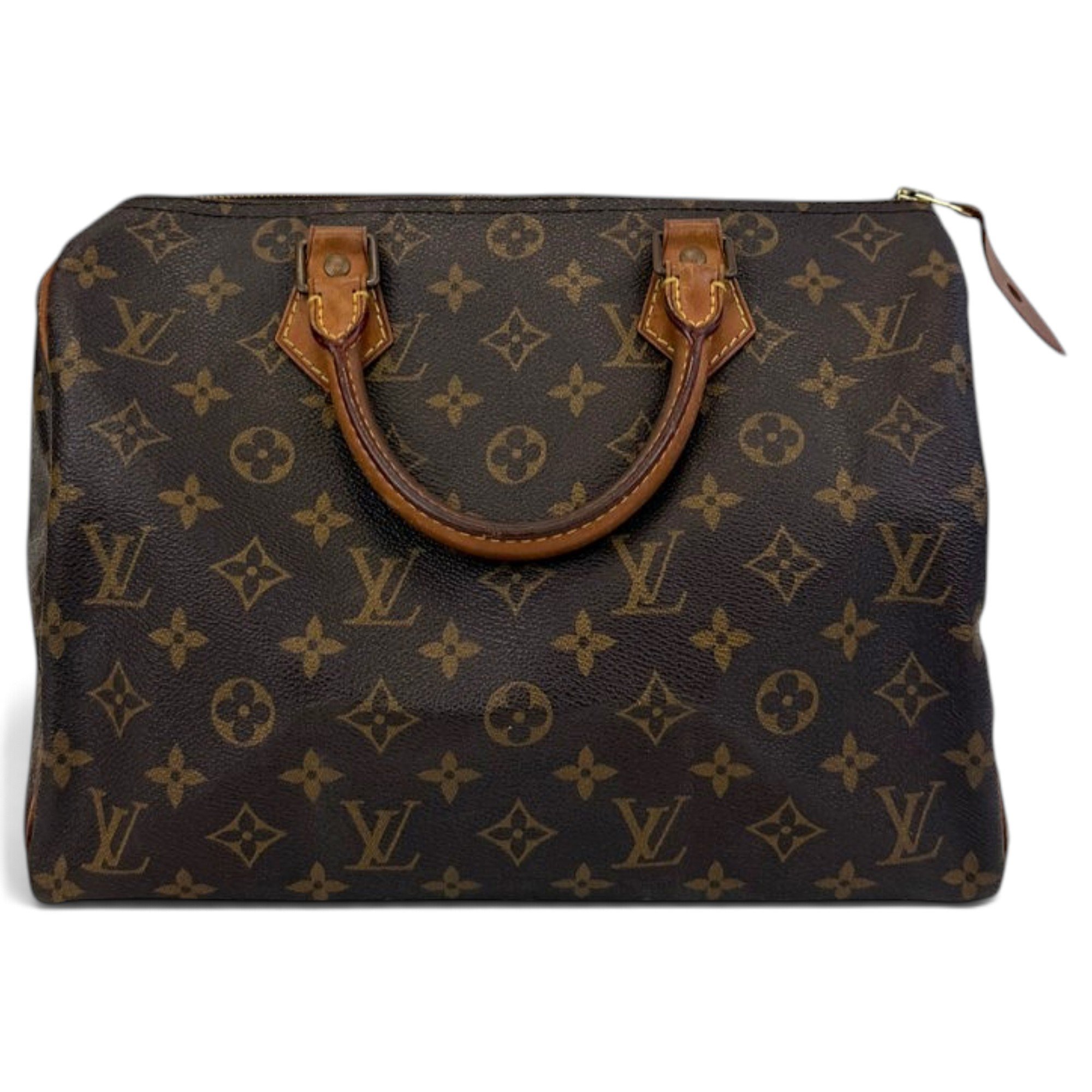 Speedy leather bowling bag