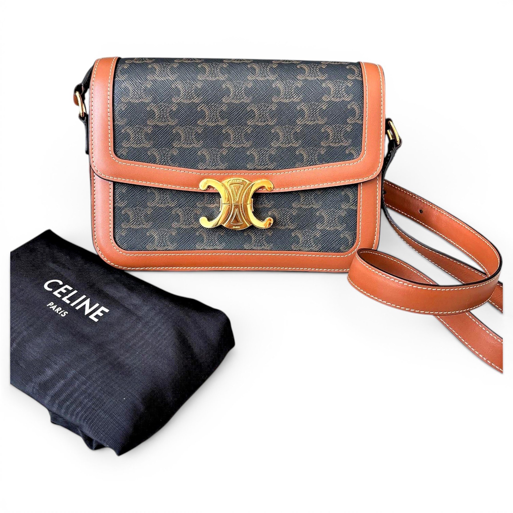 Leather crossbody bag