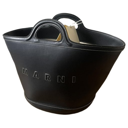 Tropicalia leather handbag