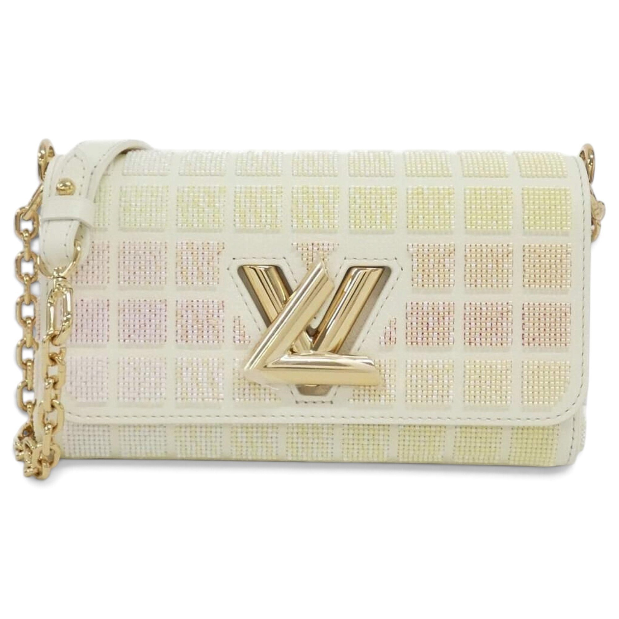 Twist leather handbag