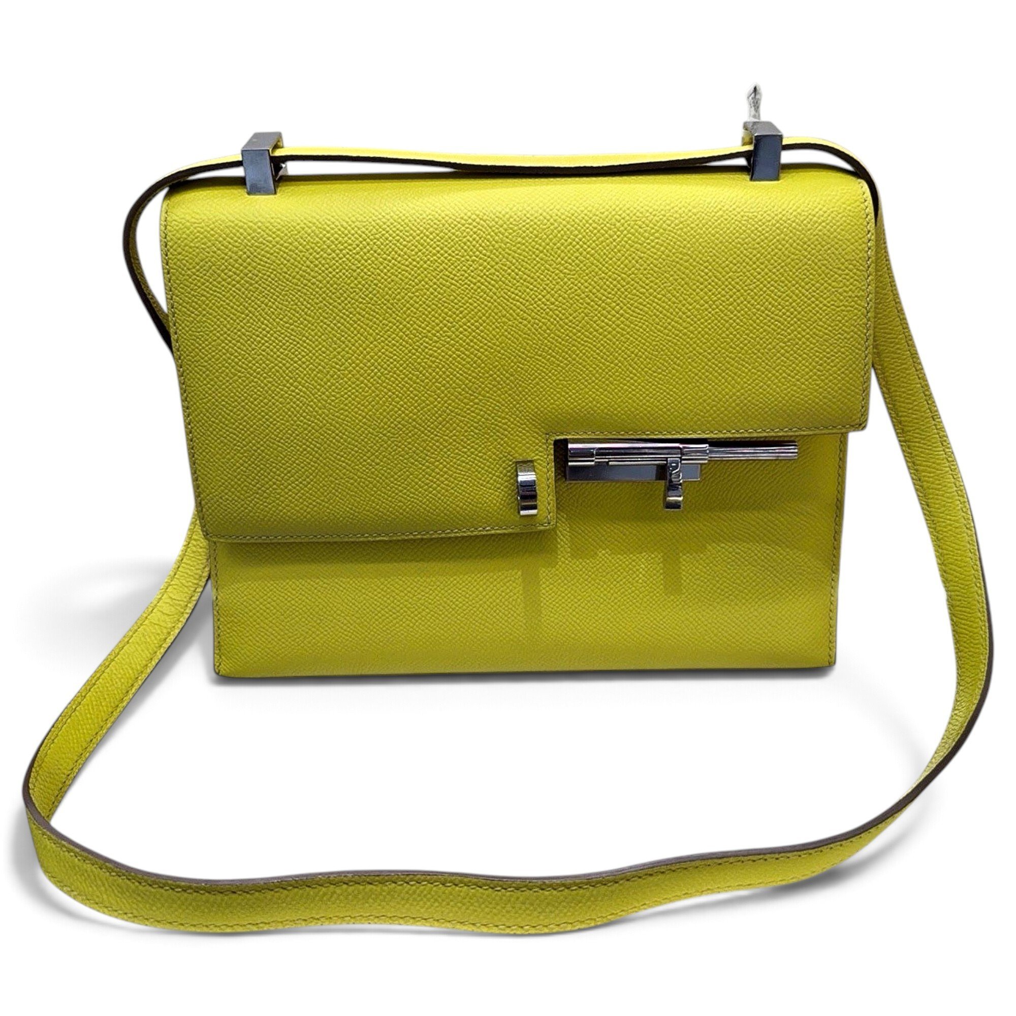 Verrou leather handbag