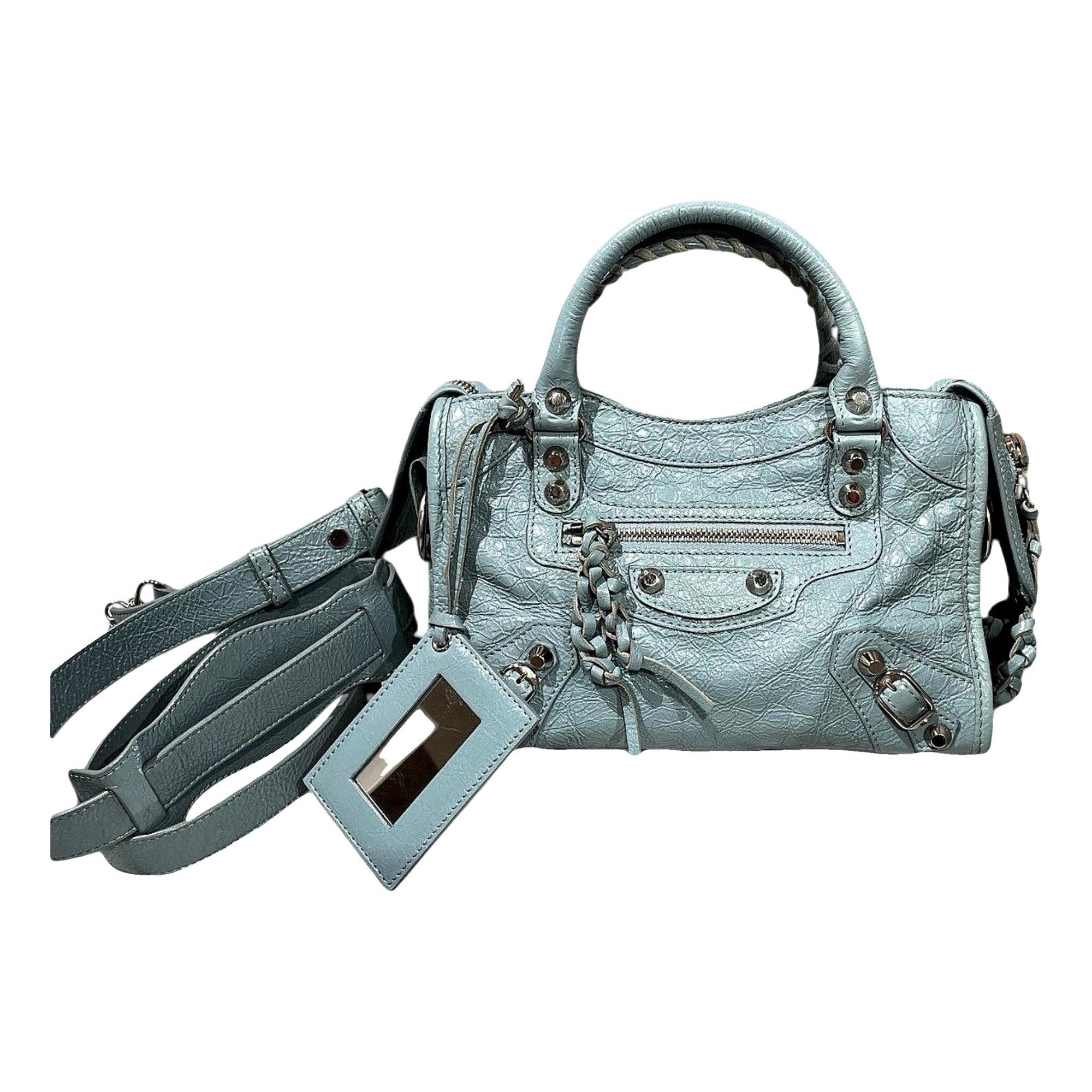 City leather bag