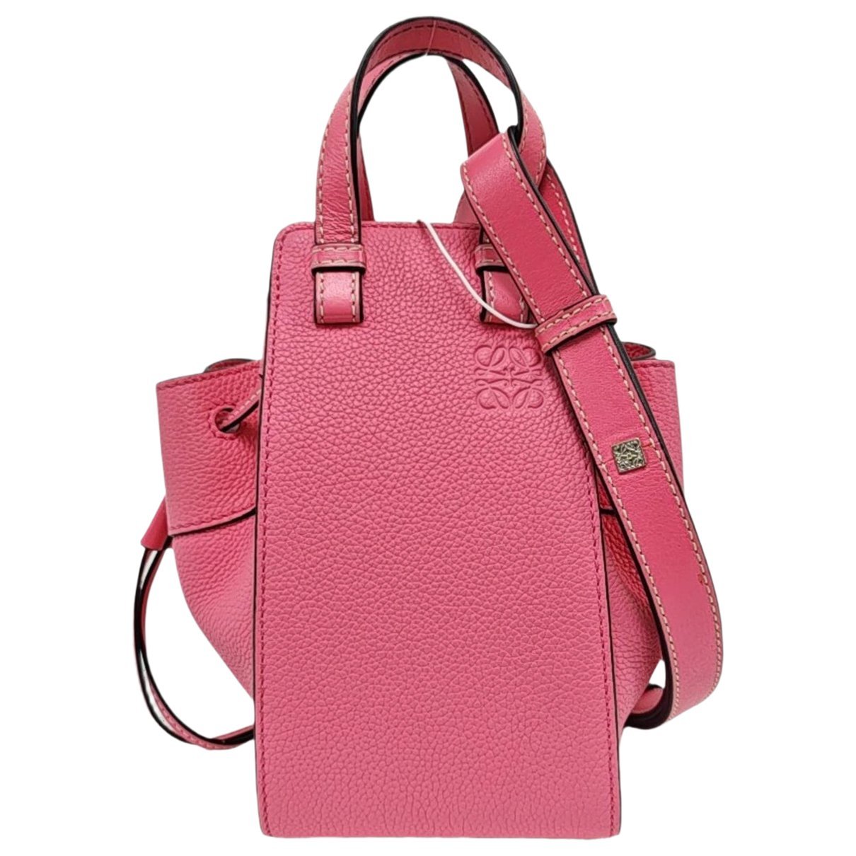 Hammock leather handbag
