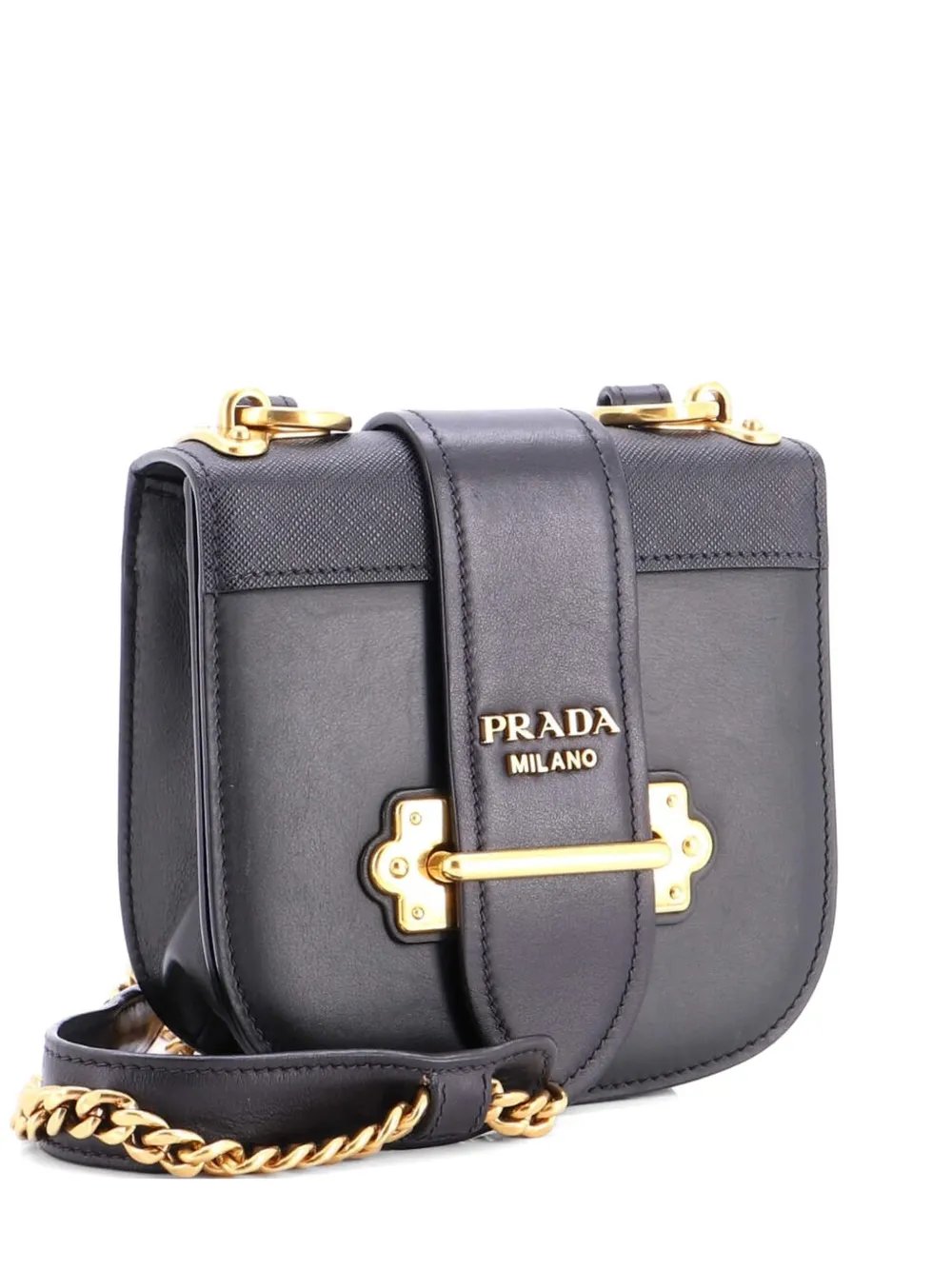 Cahier Chain Rounded City Calf and Saffiano Small crossbody bag
