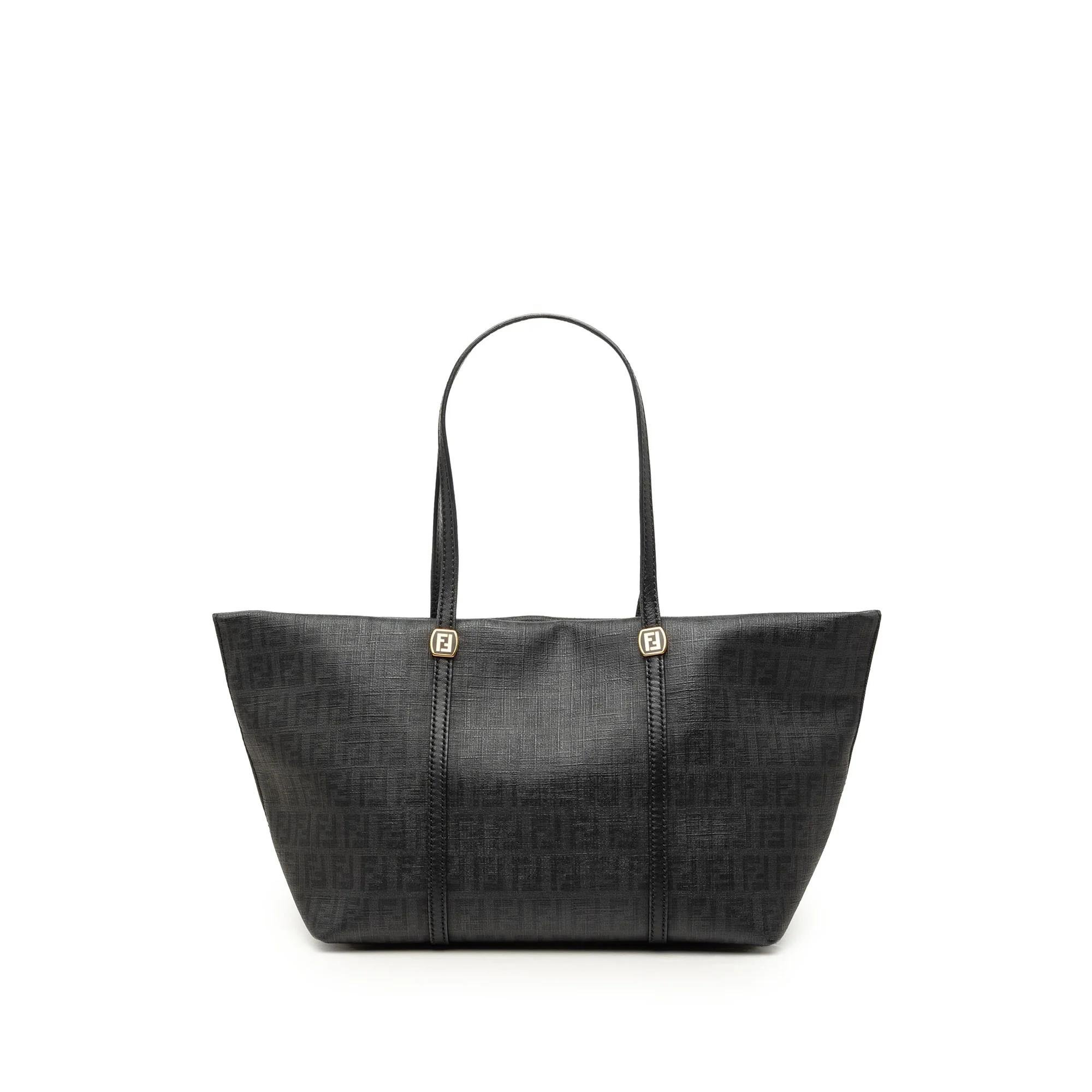 Pocket leather tote