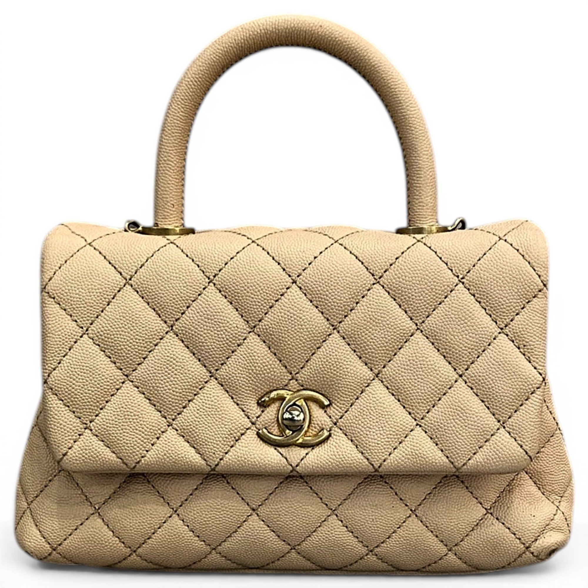 Coco Handle leather handbag