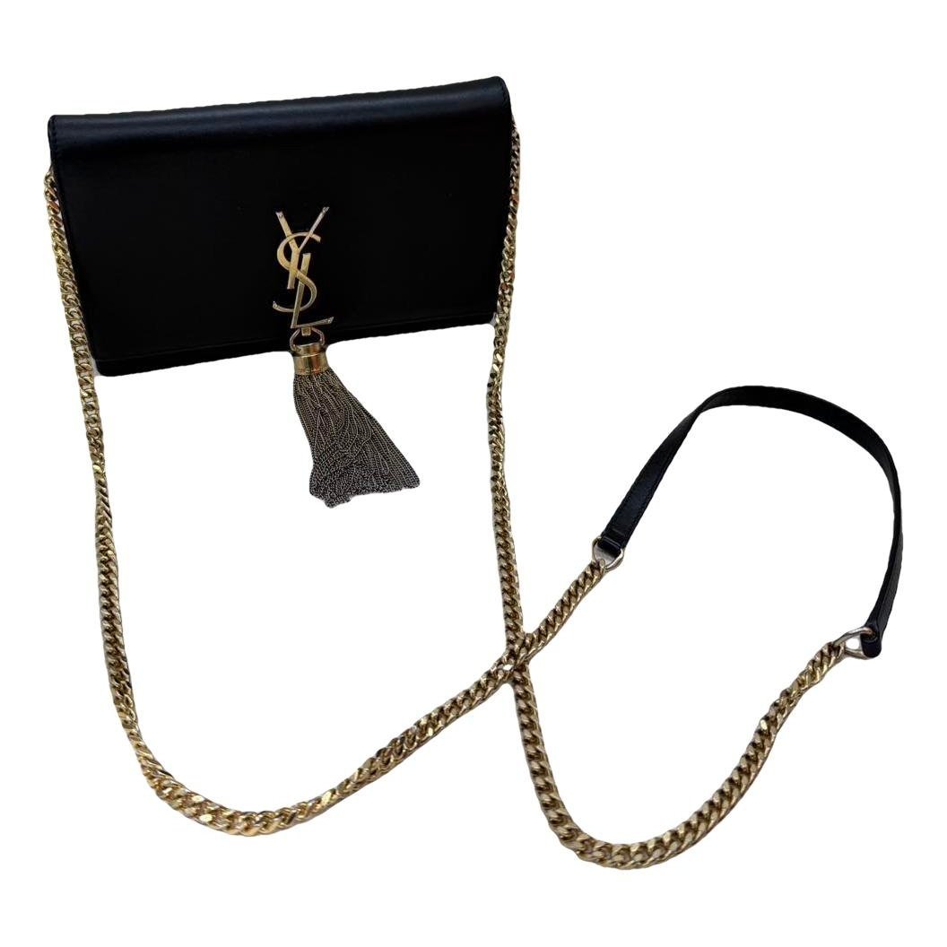 Pompom Kate leather crossbody bag