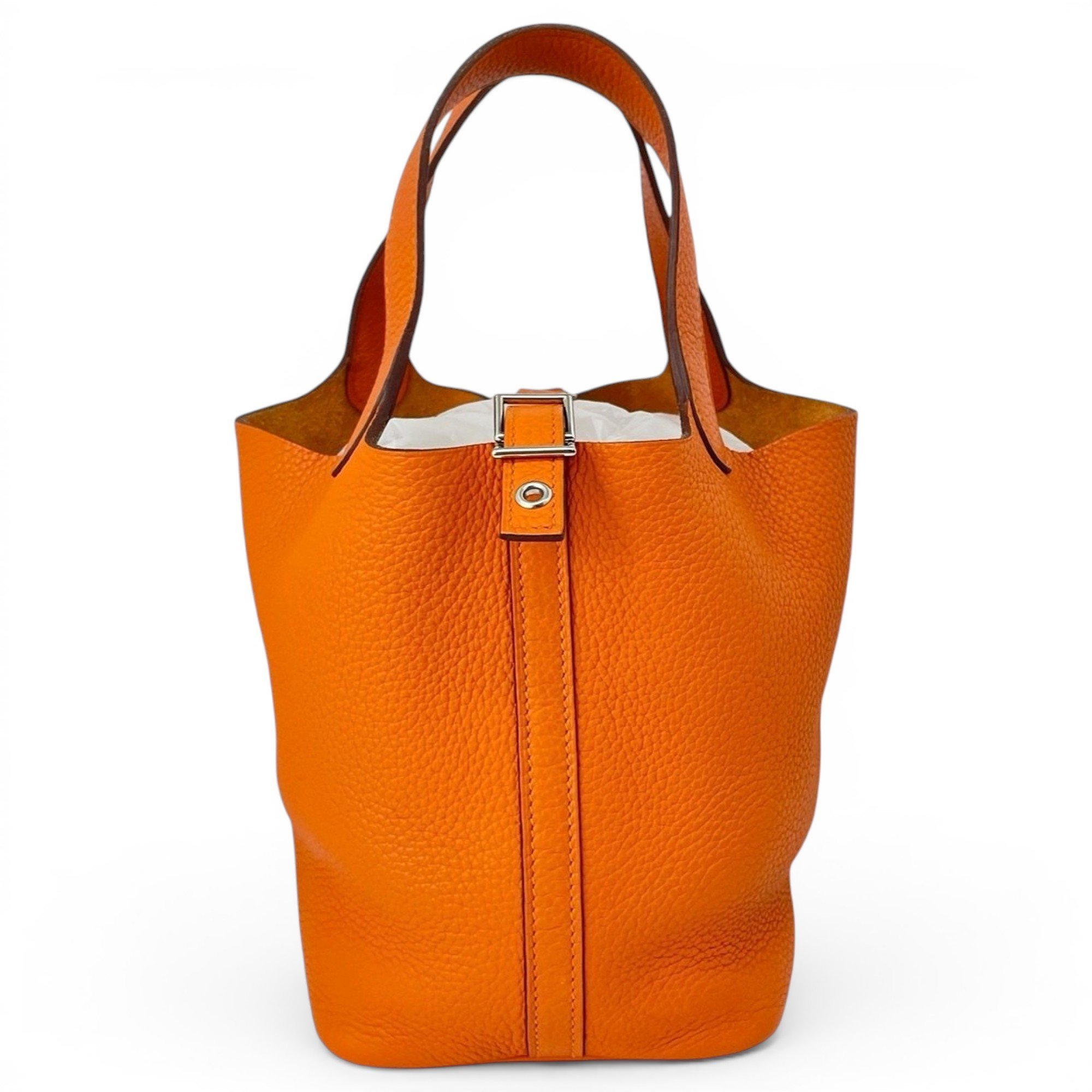 Hermes Picotin Handbag Orange