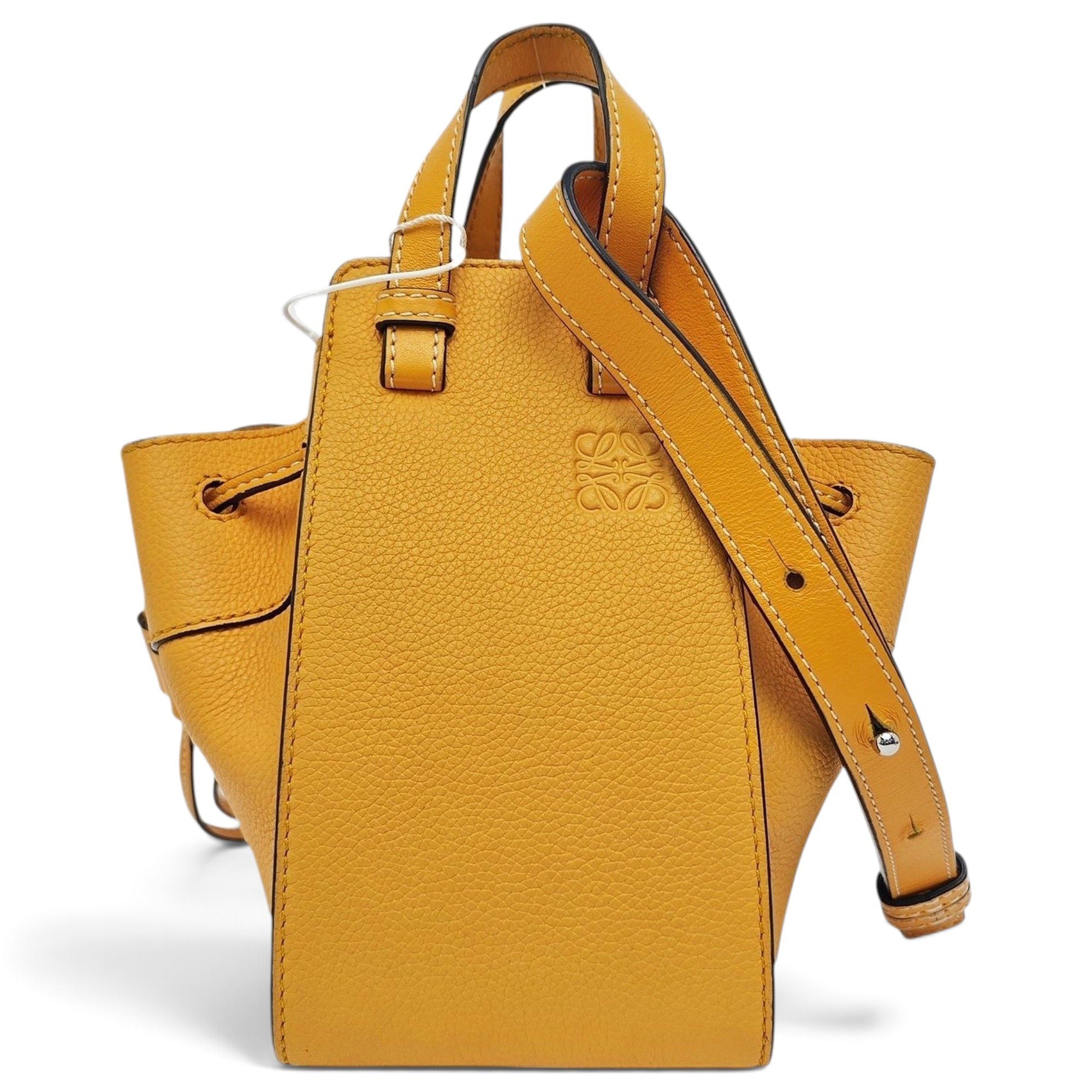 Hammock leather handbag