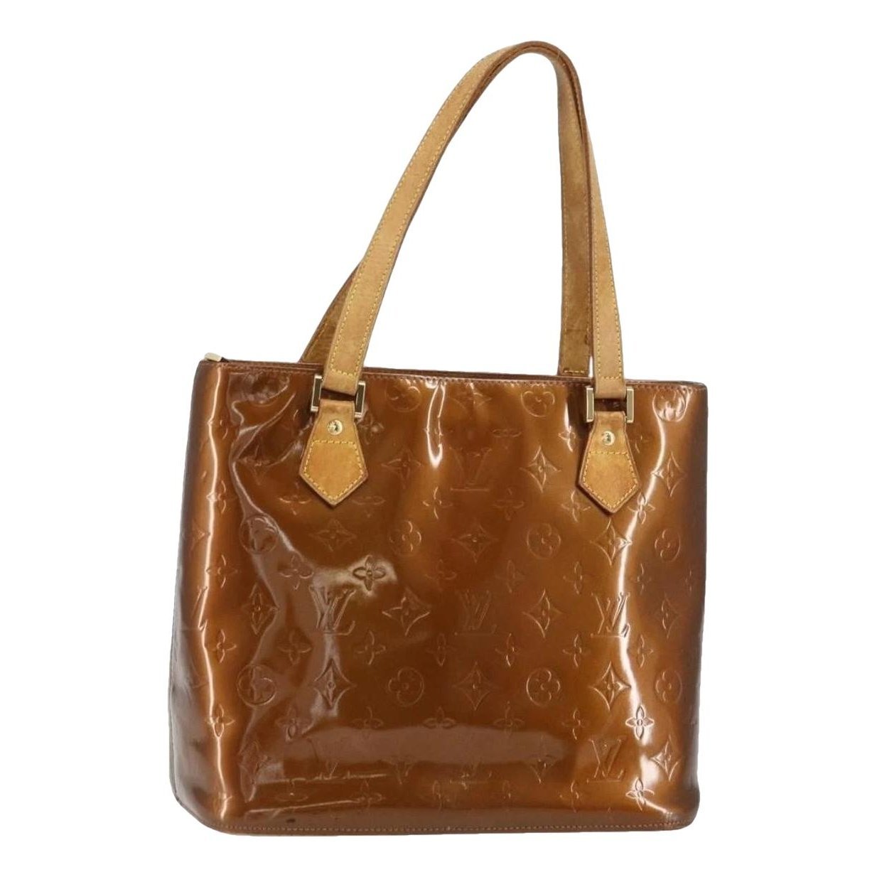 Patent leather handbag