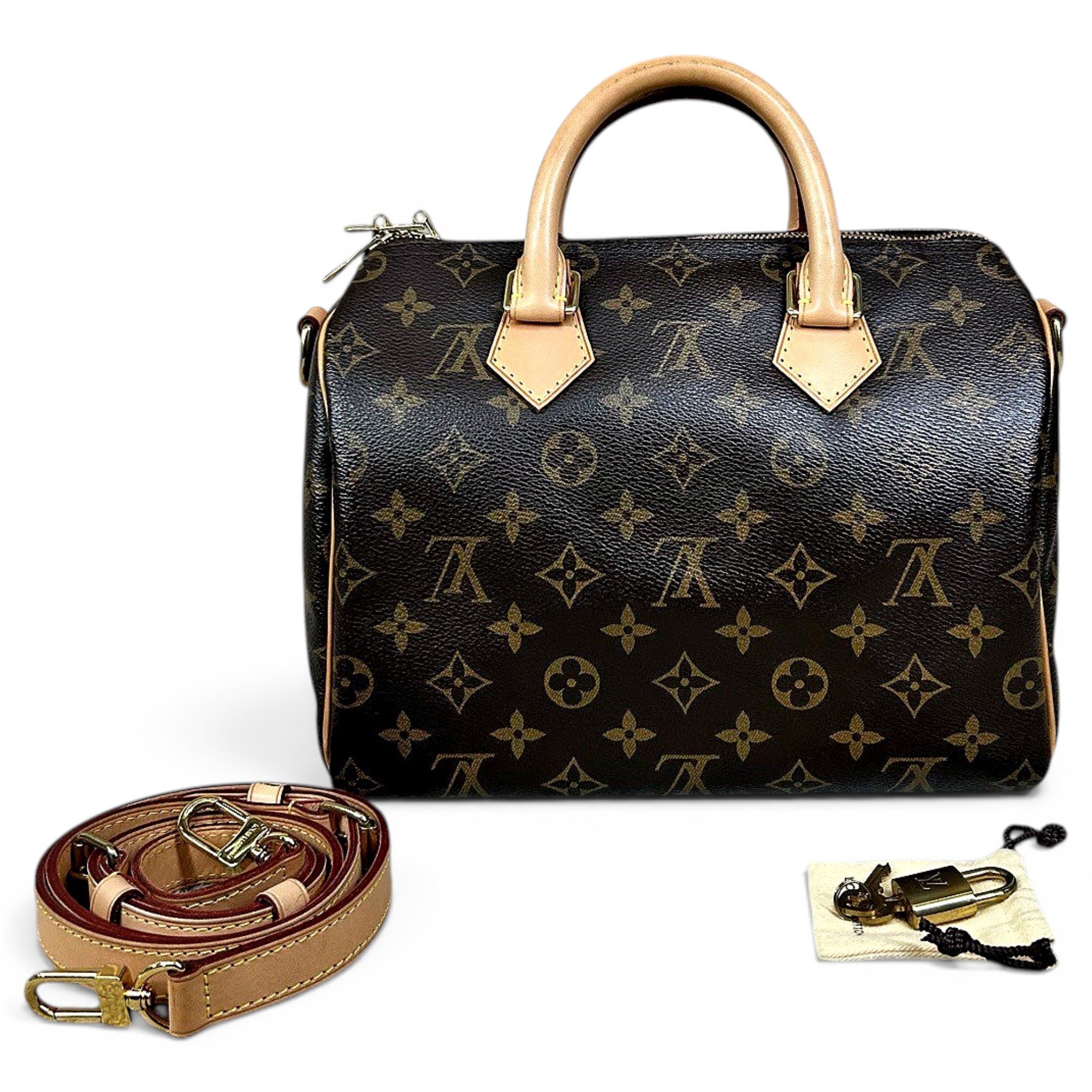 Speedy Bandoulière leather handbag